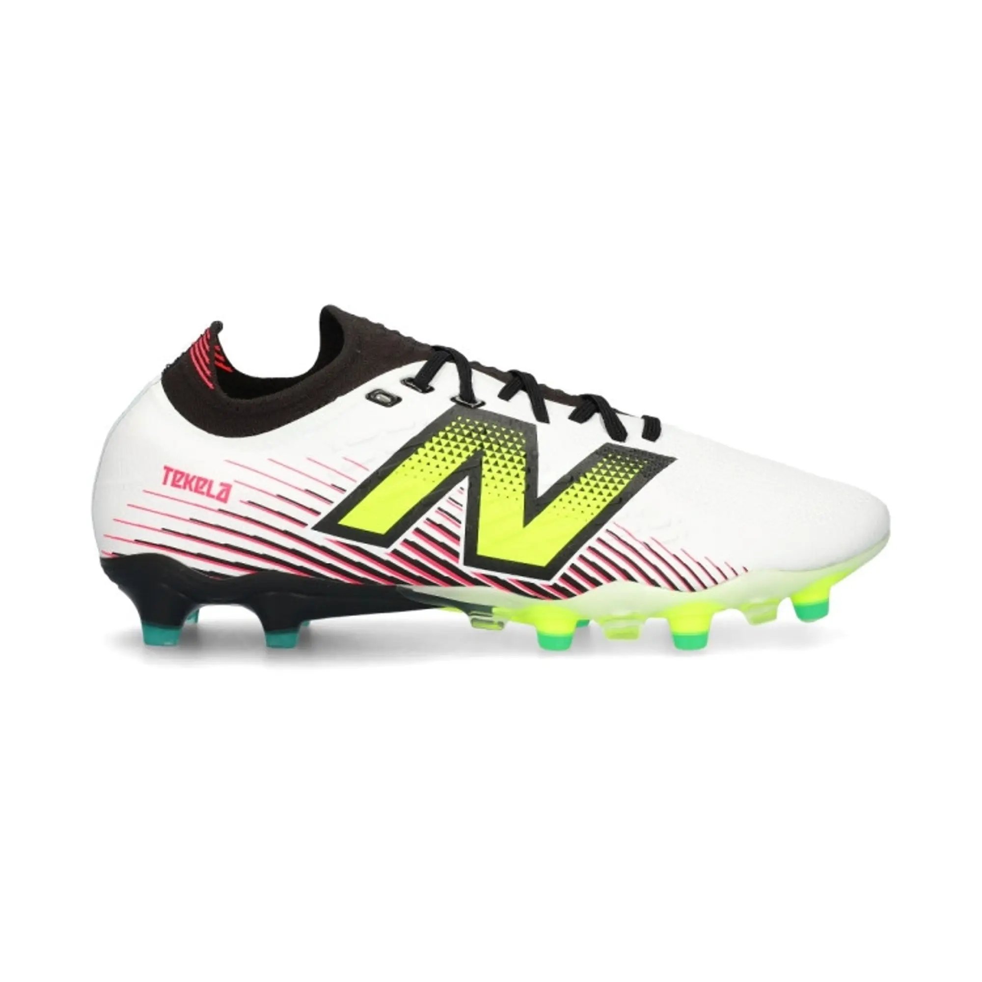 New Balance Tekela V4 Pro Low Fg - White/Purple/Volt - ['White']