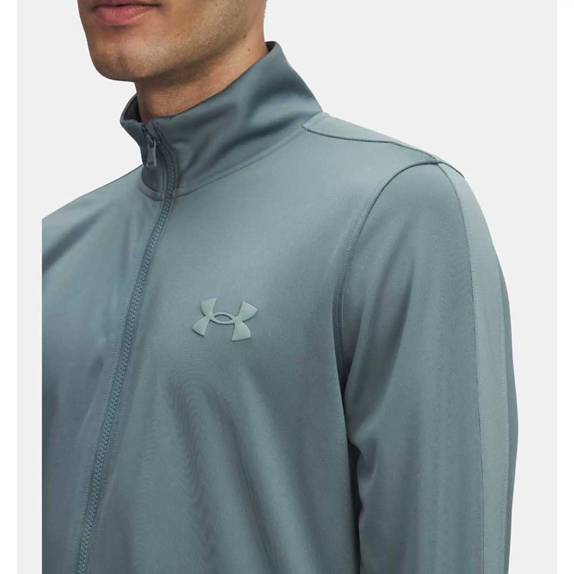 Men's  Under Armour  Rival Knit Tracksuit Midnight Navy / Downpour Gray / Downpour Gray XXL