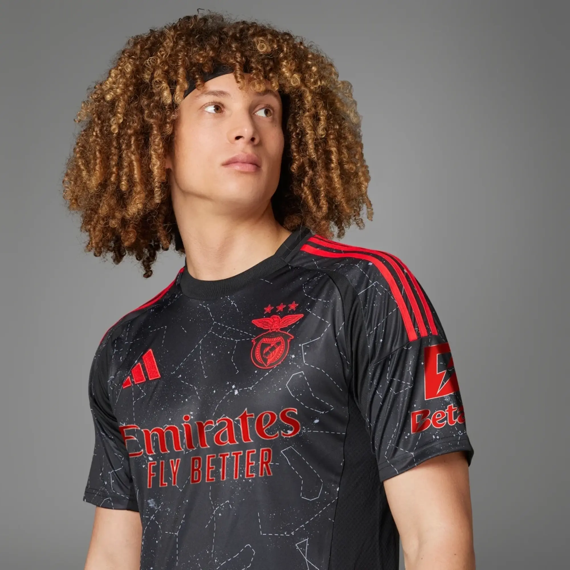 adidas Benfica Mens SS Away Shirt 2024/25