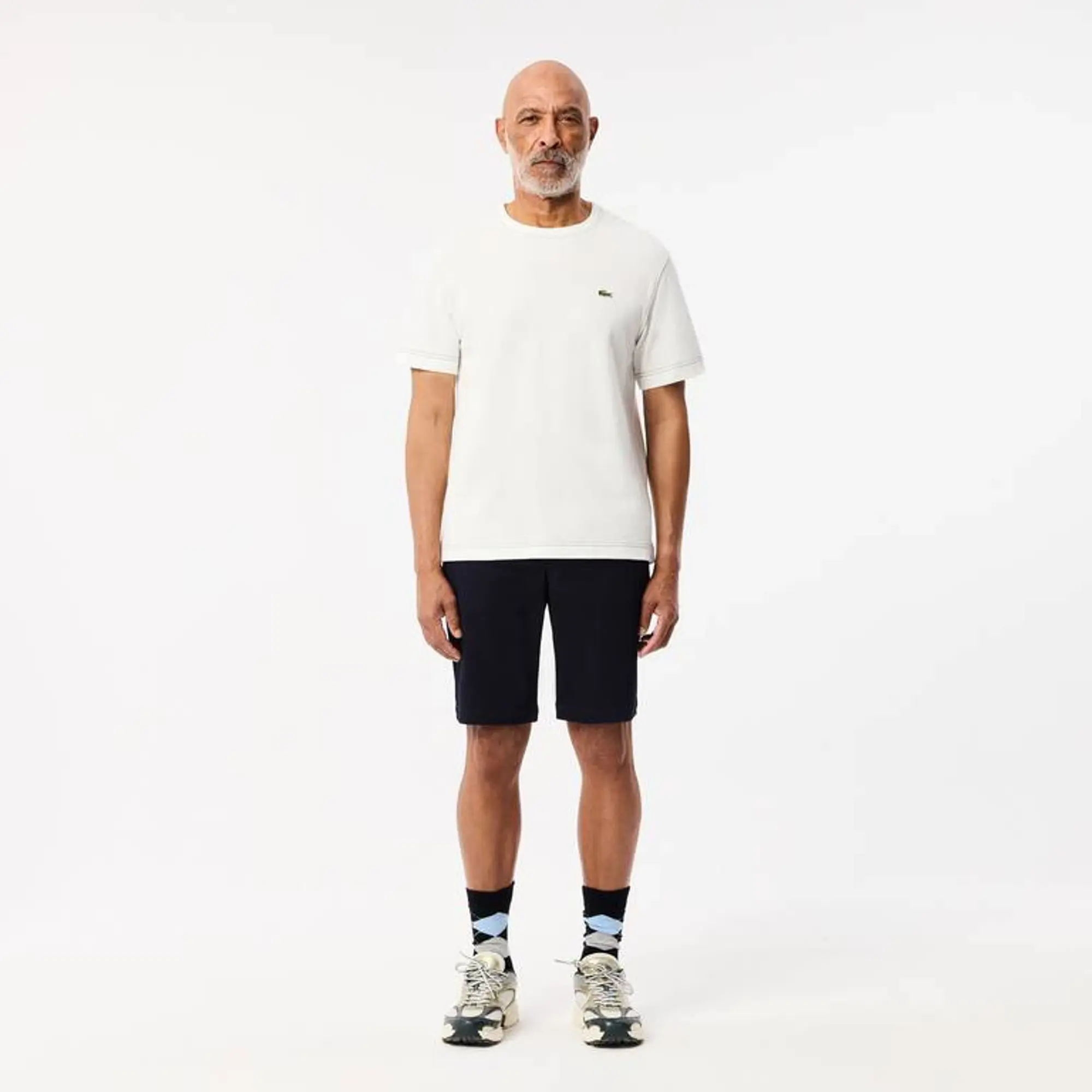 Lacoste Slim Fit Stretch Cotton Chino Shorts - Navy Blue