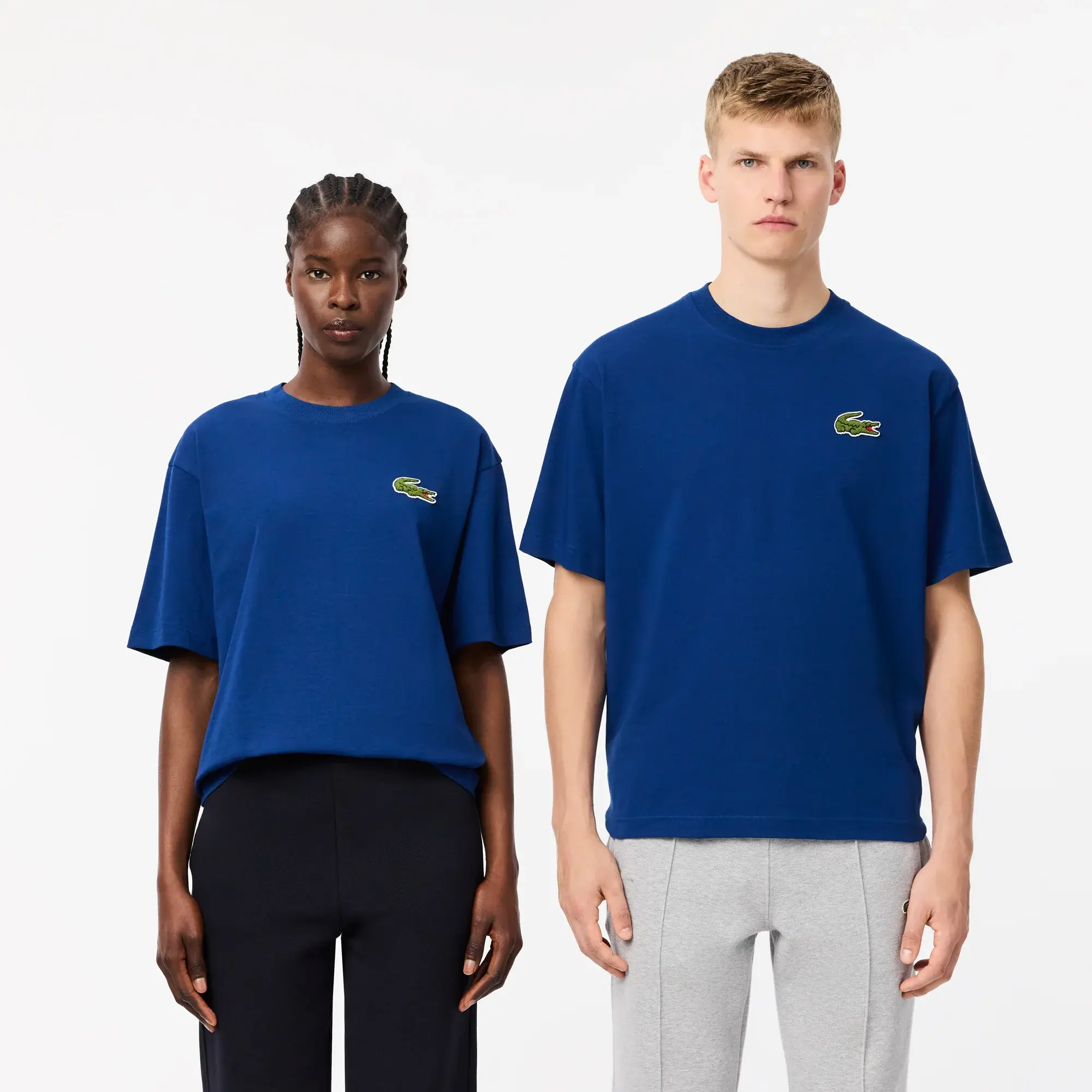 Lacoste Croc Badge Cotton T-Shirt - Globe