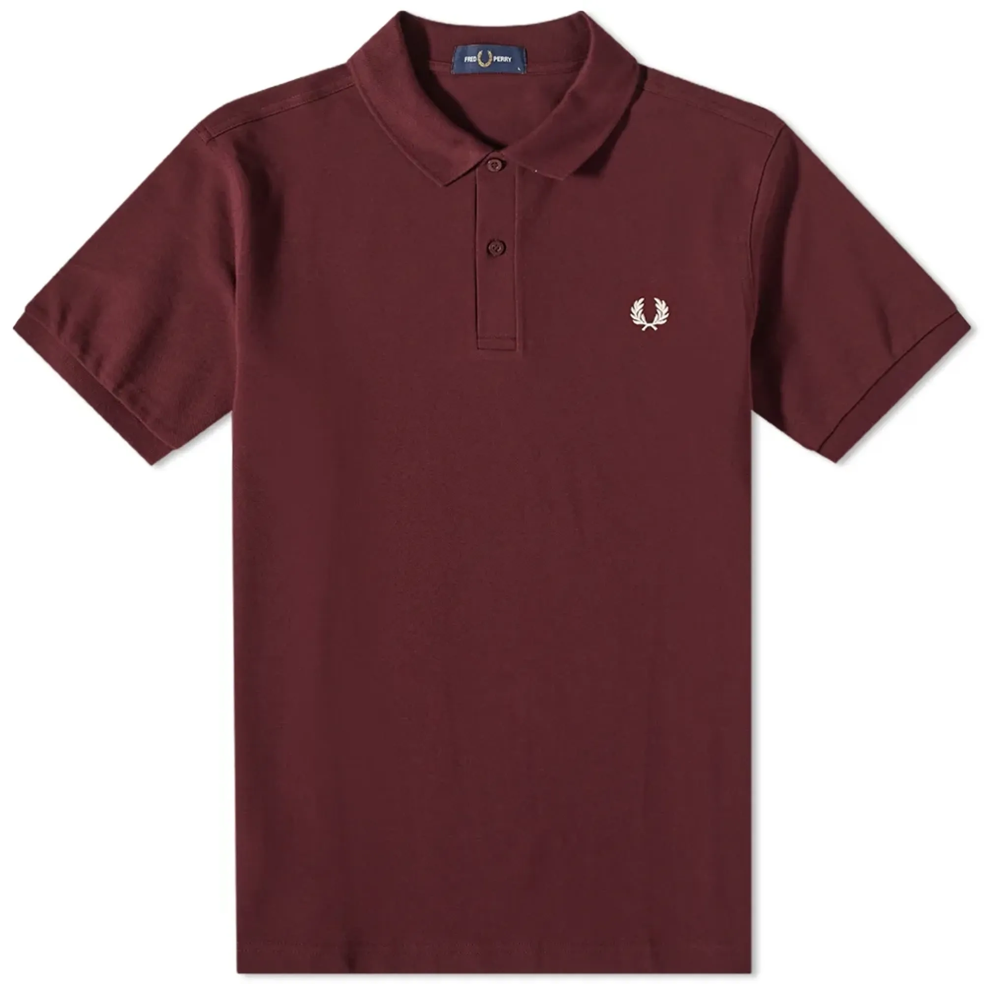 Fred Perry Men's Plain Polo Oxblood