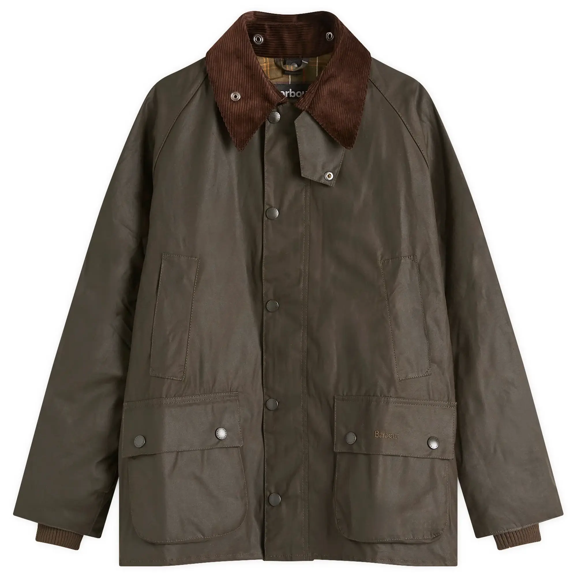 Barbour Men's Classic Bedale Wax Jacket Olive