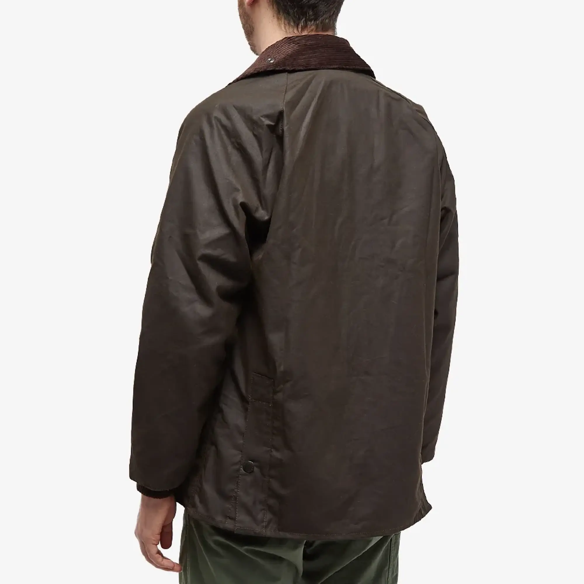 Barbour Men's Classic Bedale Wax Jacket Olive