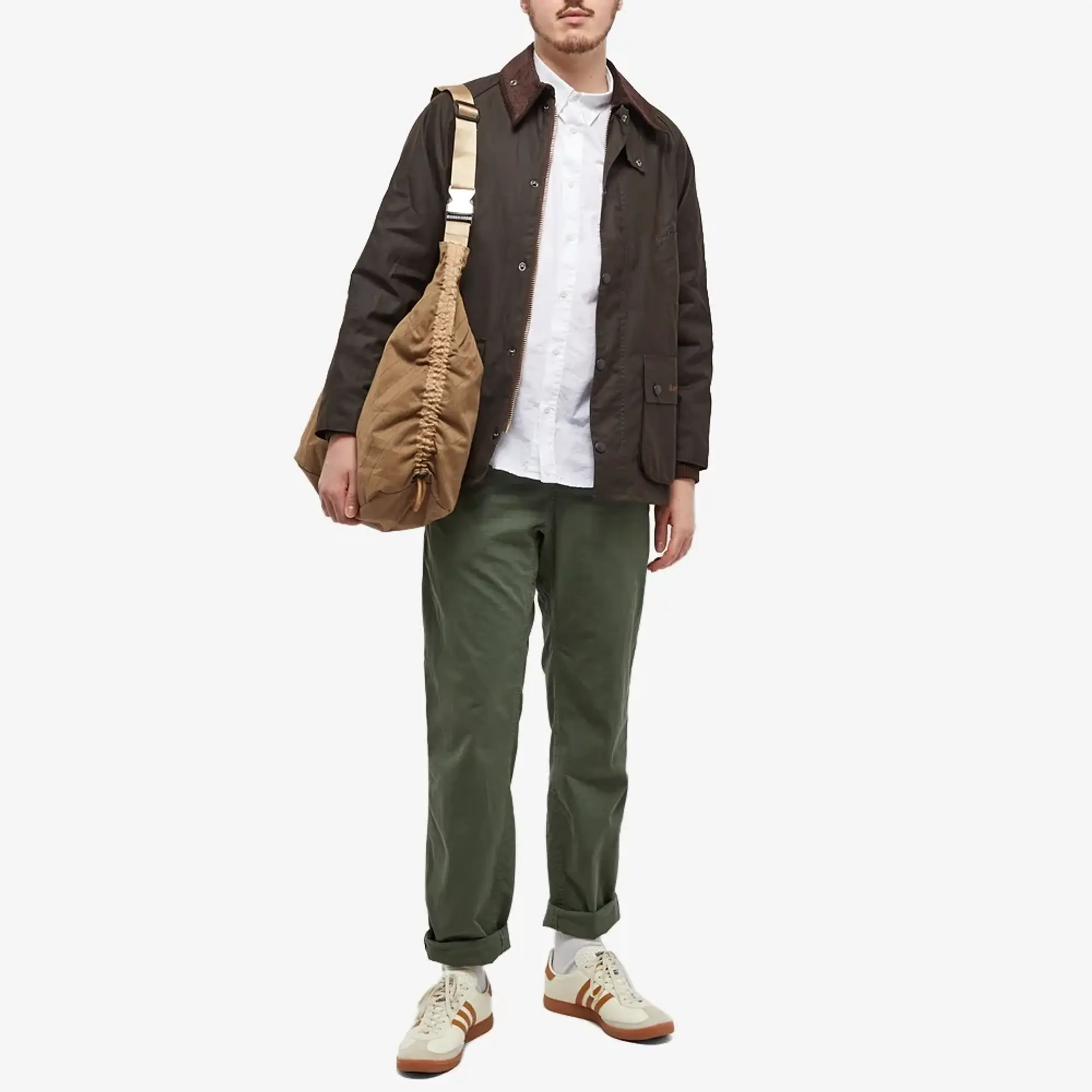 Barbour Men's Classic Bedale Wax Jacket Olive