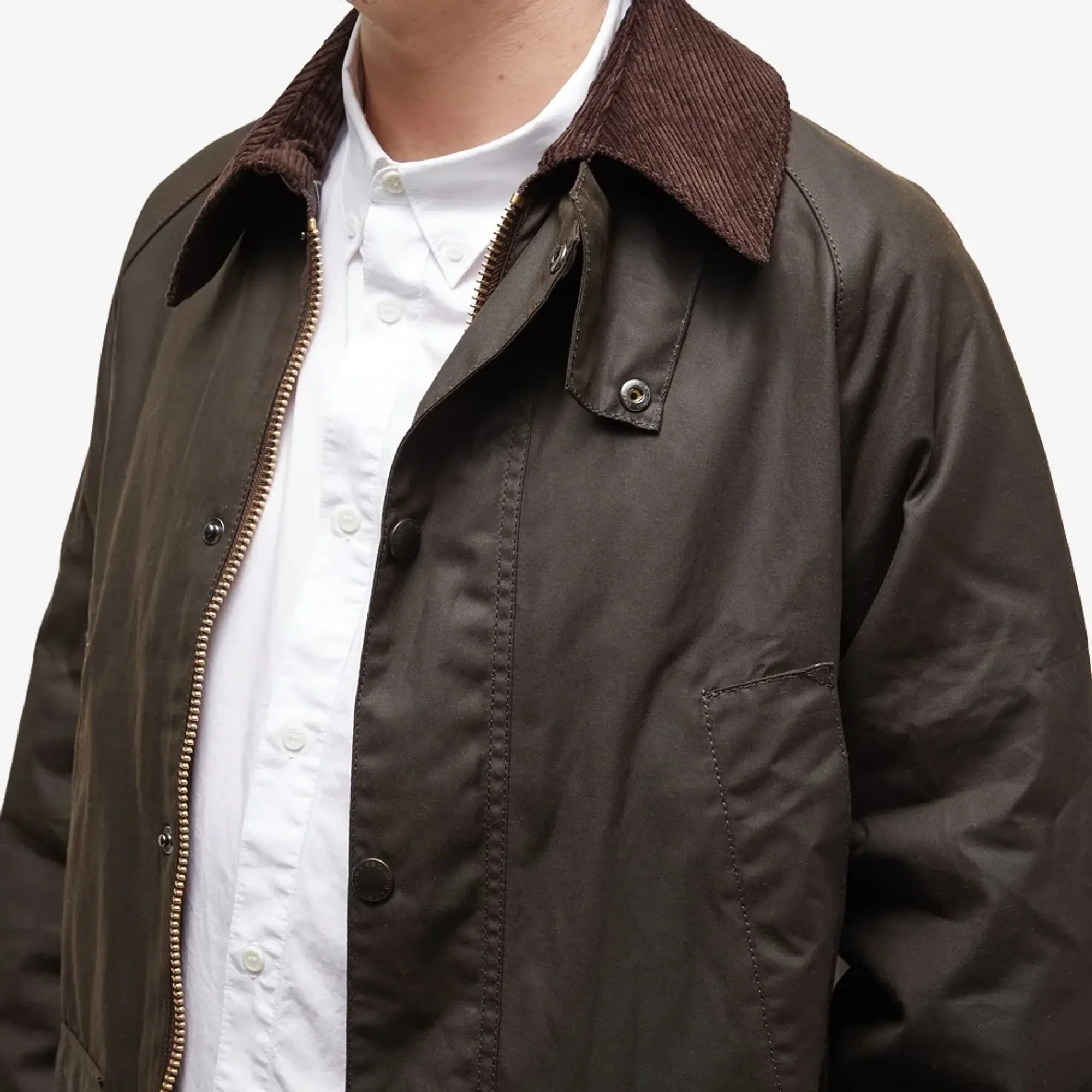 Barbour Men's Classic Bedale Wax Jacket Olive