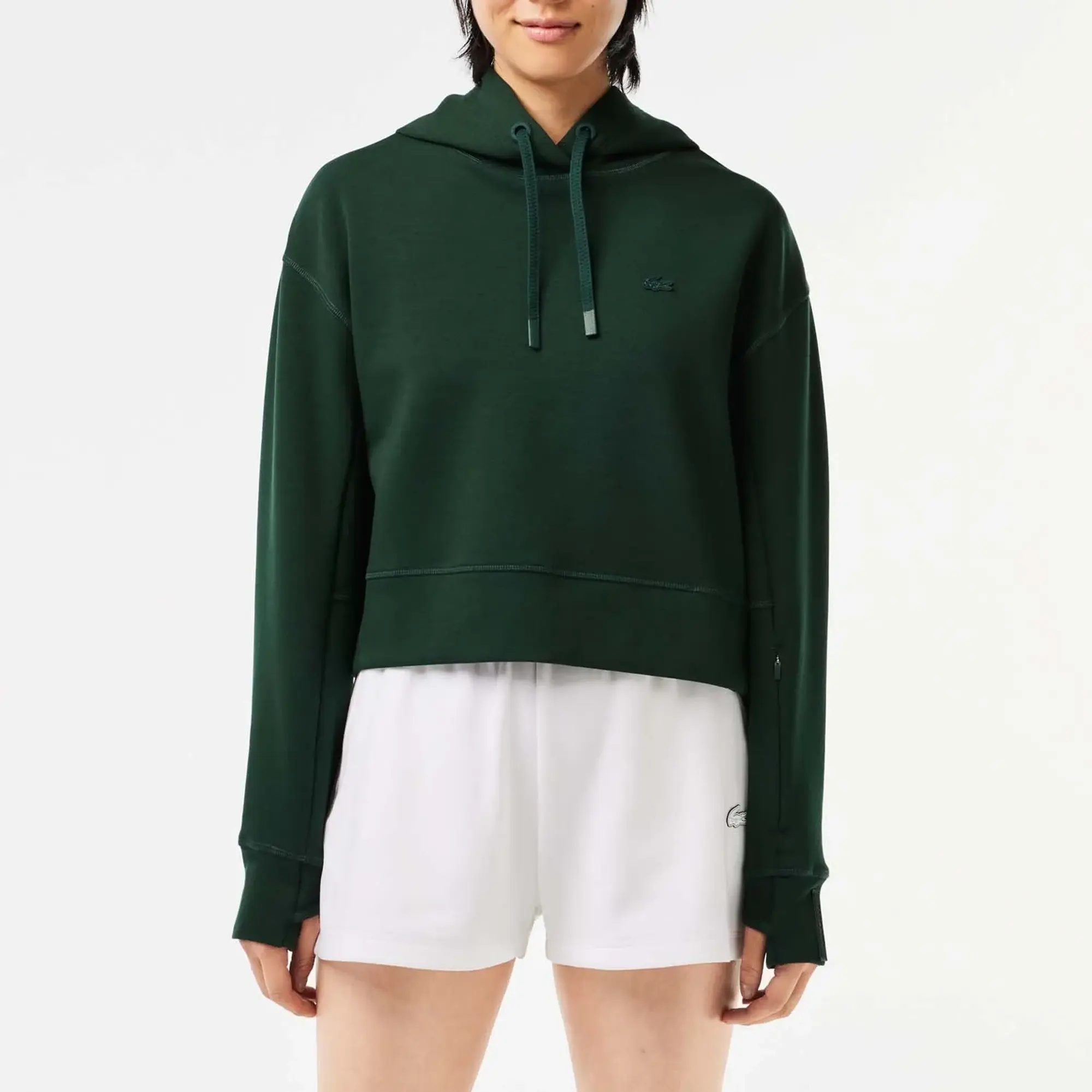 Lacoste Short Cut Cotton Hoodie