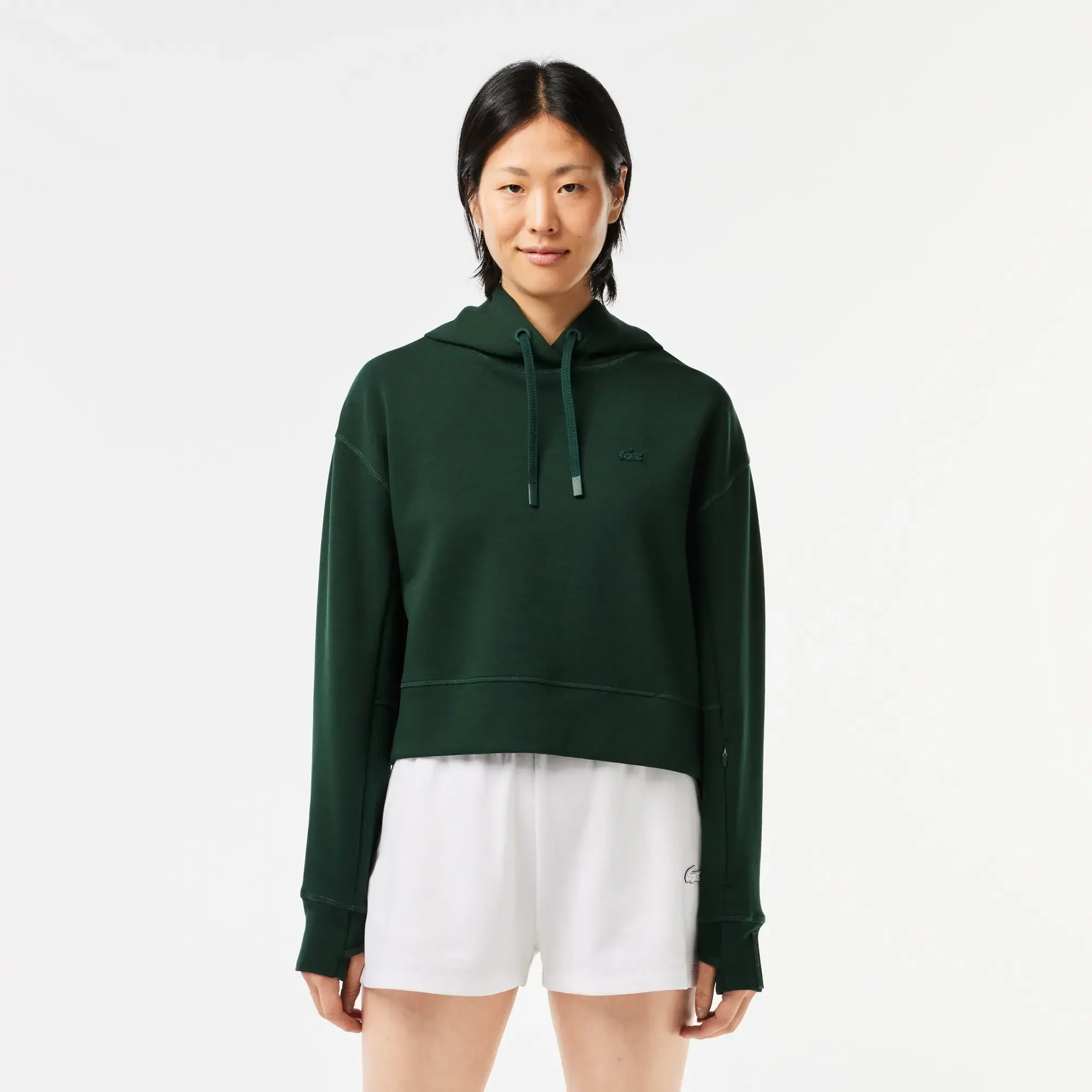 Lacoste Short Cut Cotton Hoodie