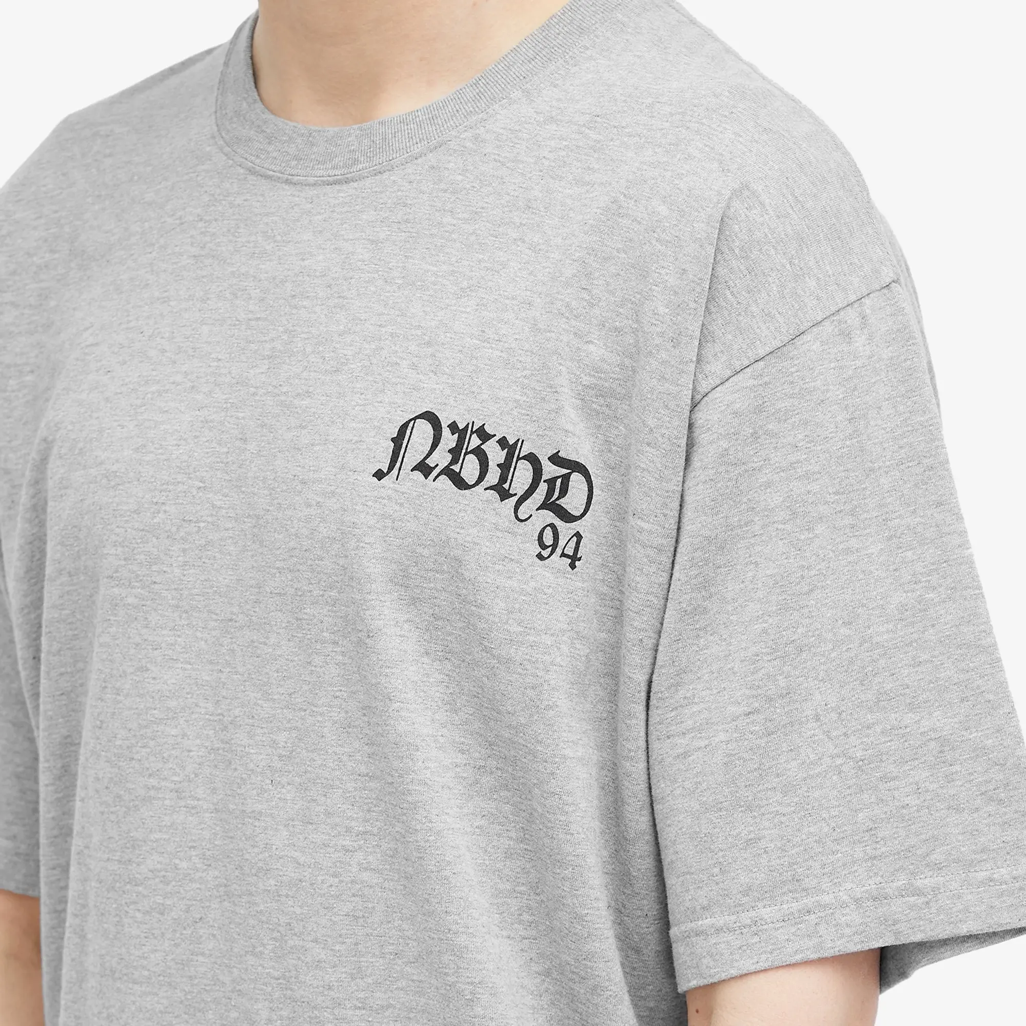 Neighborhood Men's 23 Printed T-Shirt Grey