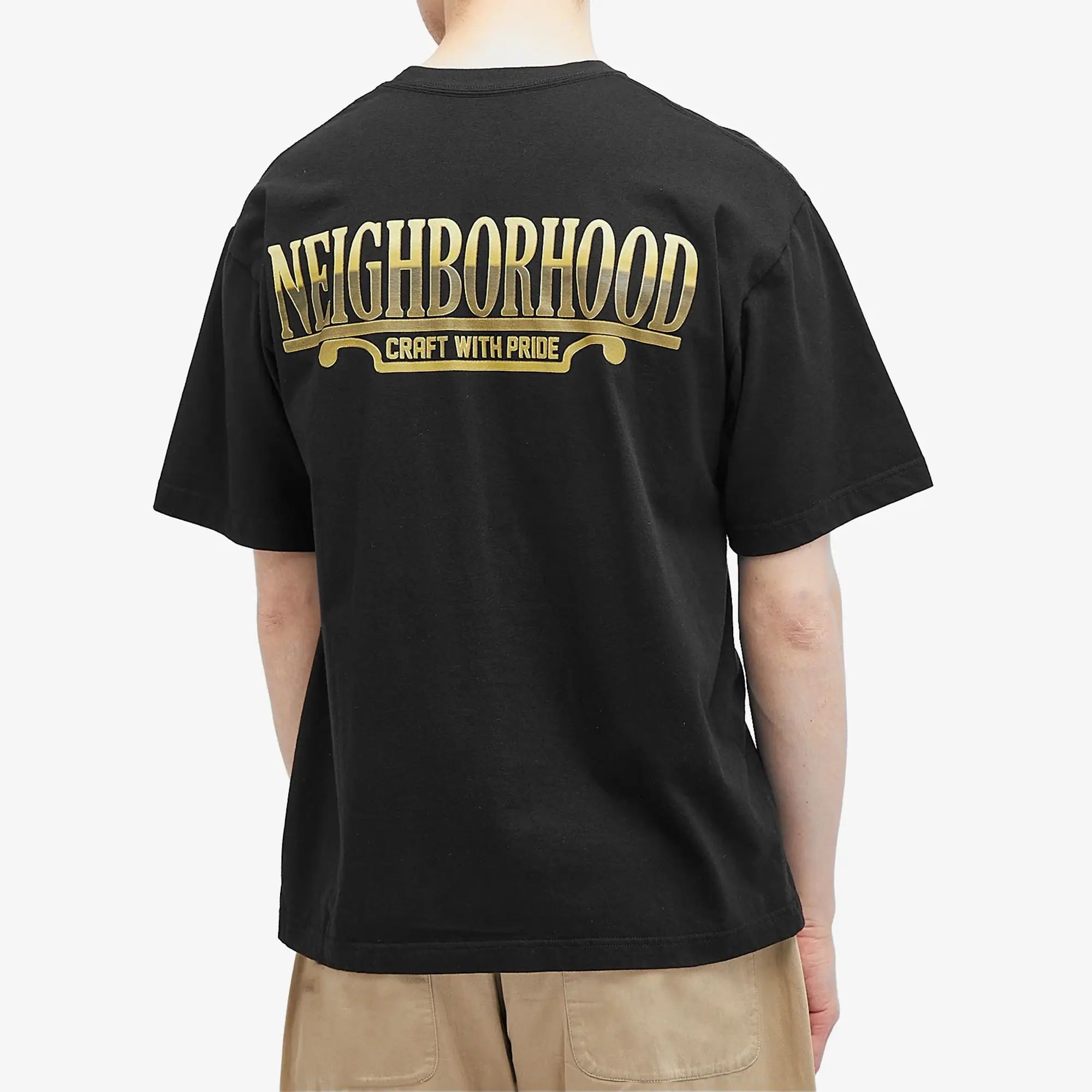 Neighborhood Men's 16 Printed T-Shirt Black