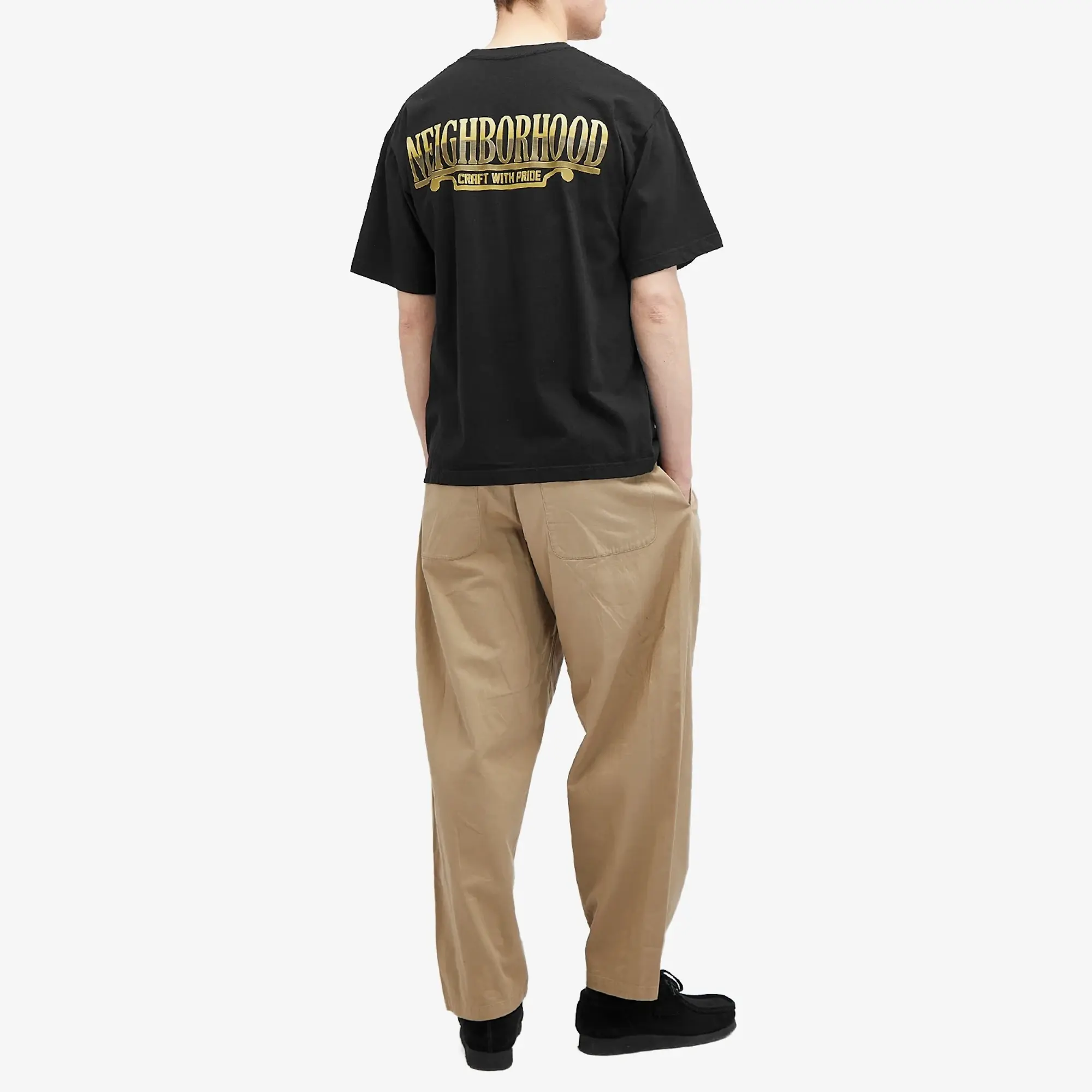 Neighborhood Men's 16 Printed T-Shirt Black