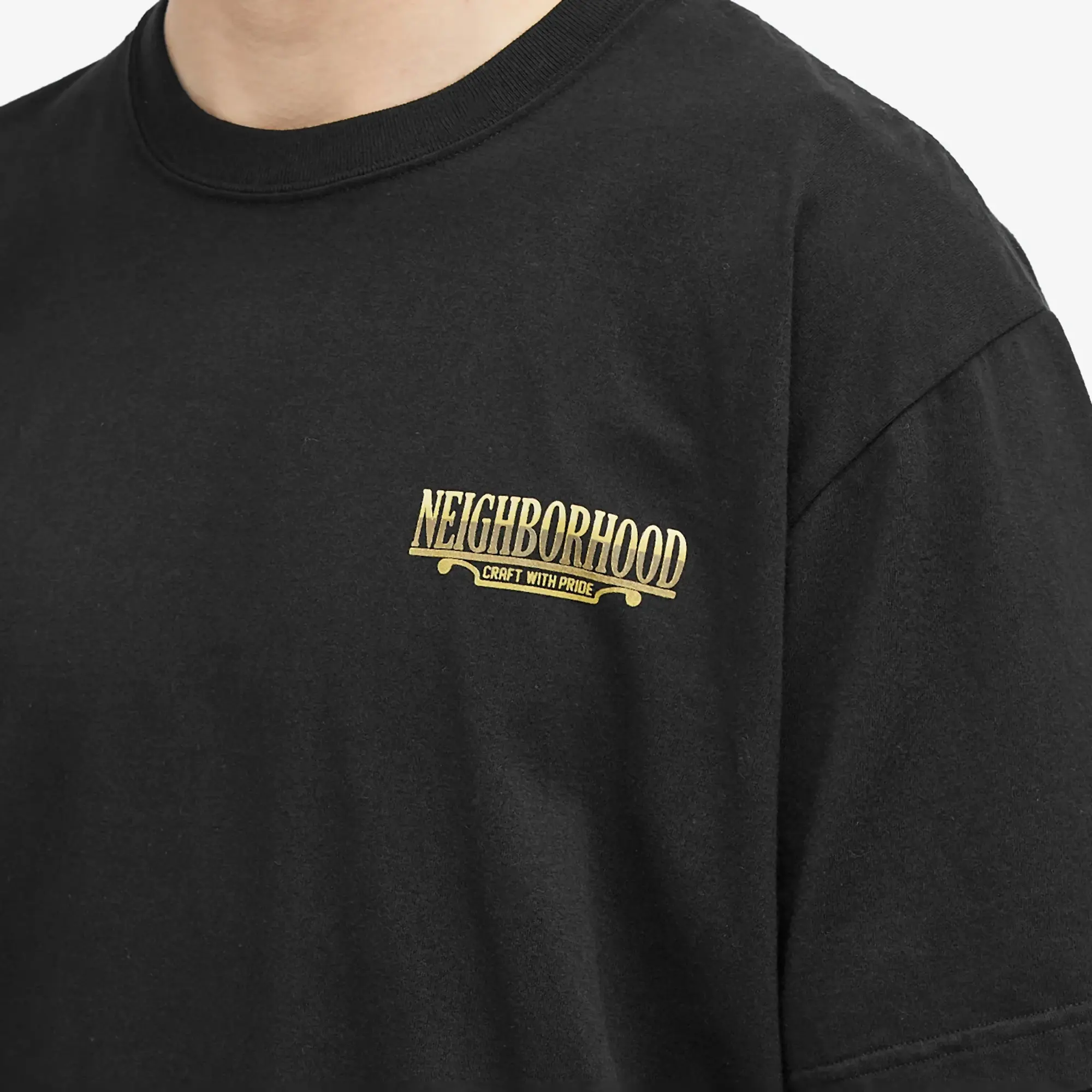 Neighborhood Men's 16 Printed T-Shirt Black