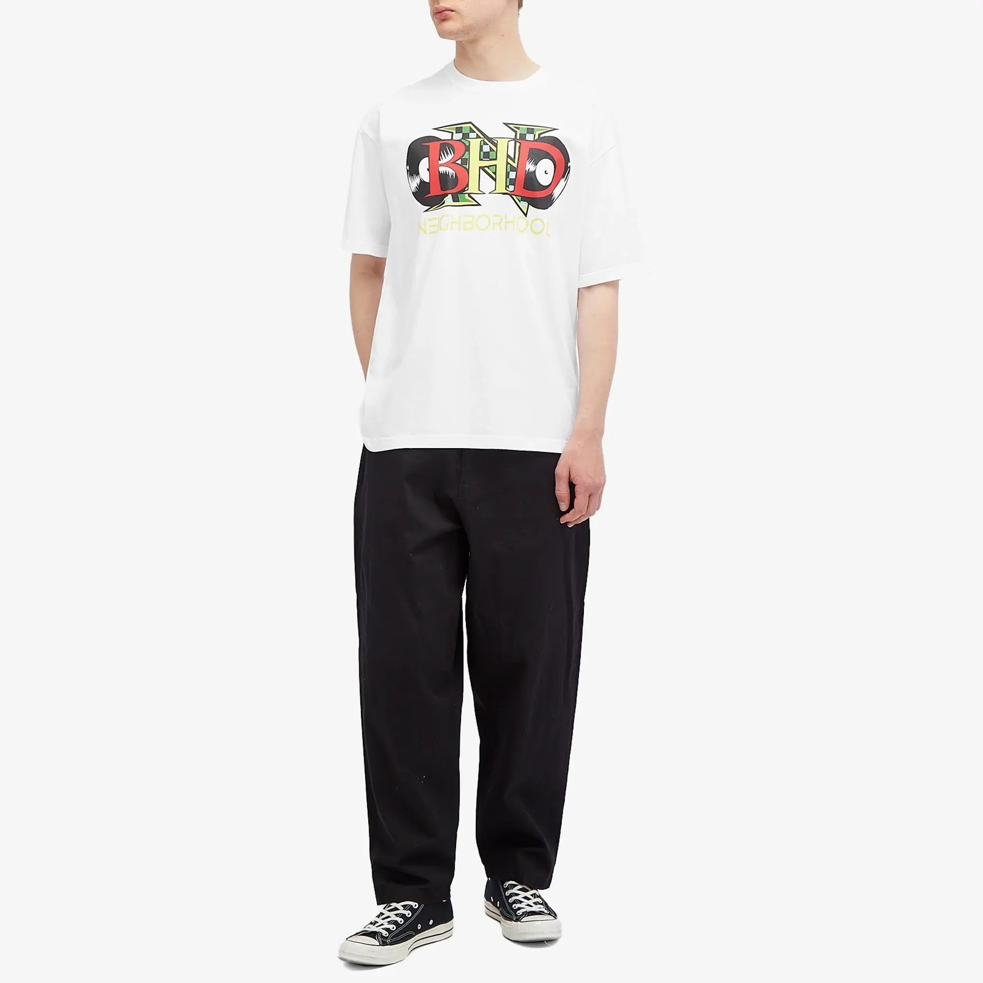 Neighborhood Men's 22 Printed T-Shirt White