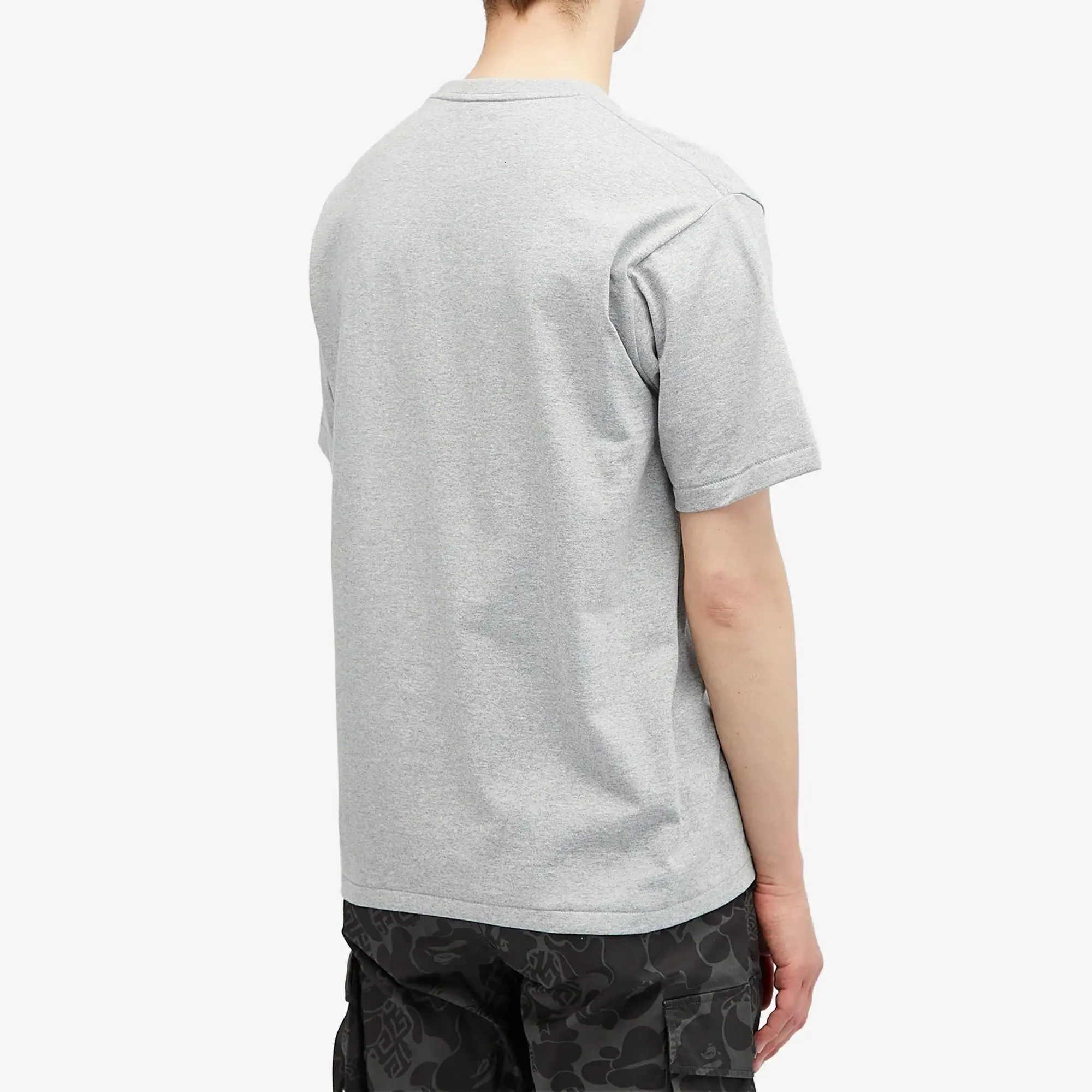 A Bathing Ape Men's College T-Shirt Grey