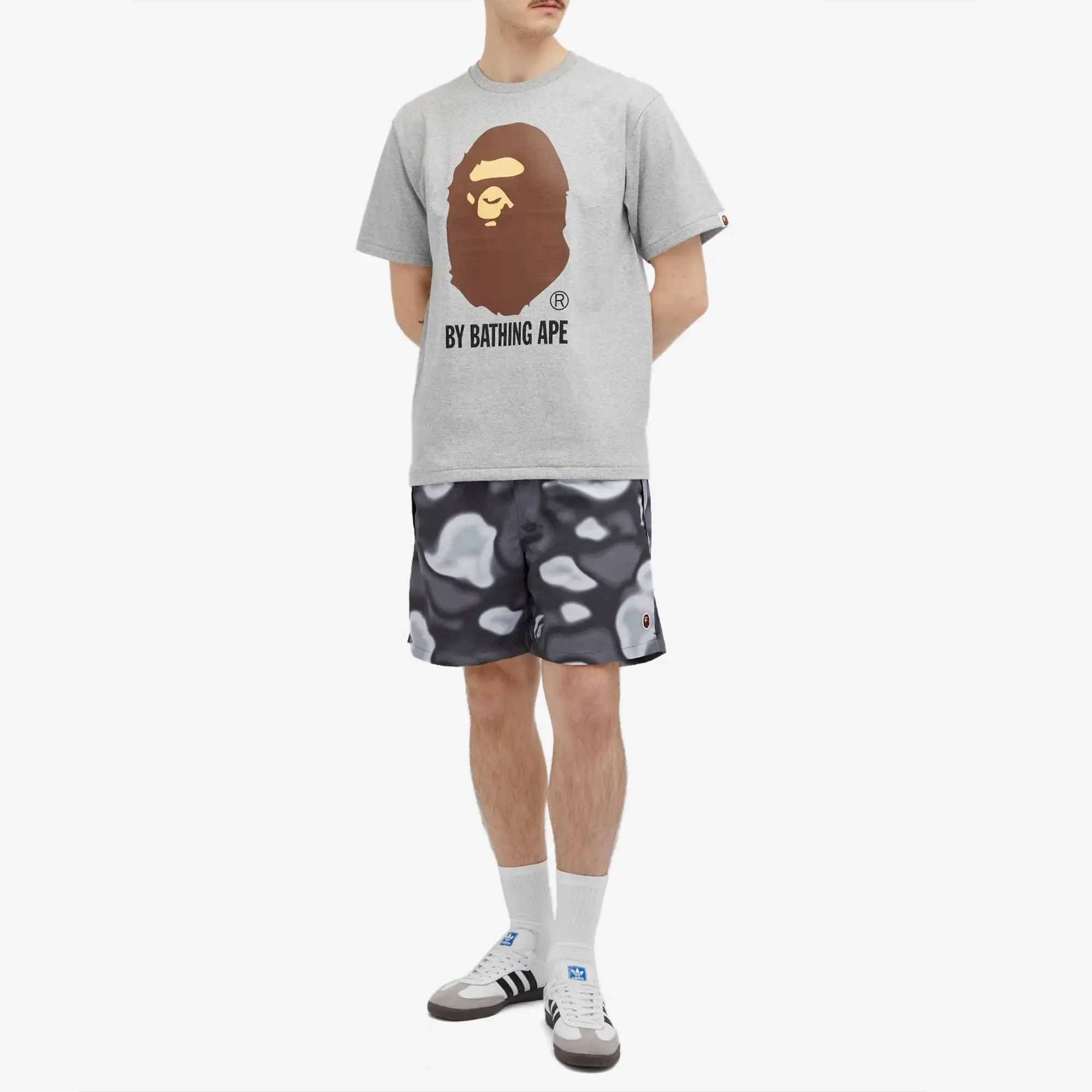 A Bathing Ape Men's By A Bathing Ape Men's T-Shirt Grey