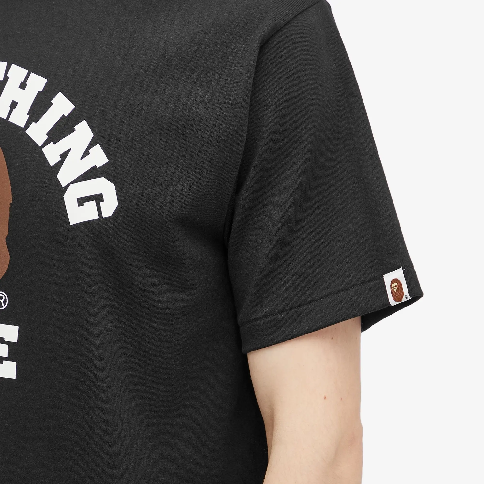 A Bathing Ape Men's College T-Shirt Black