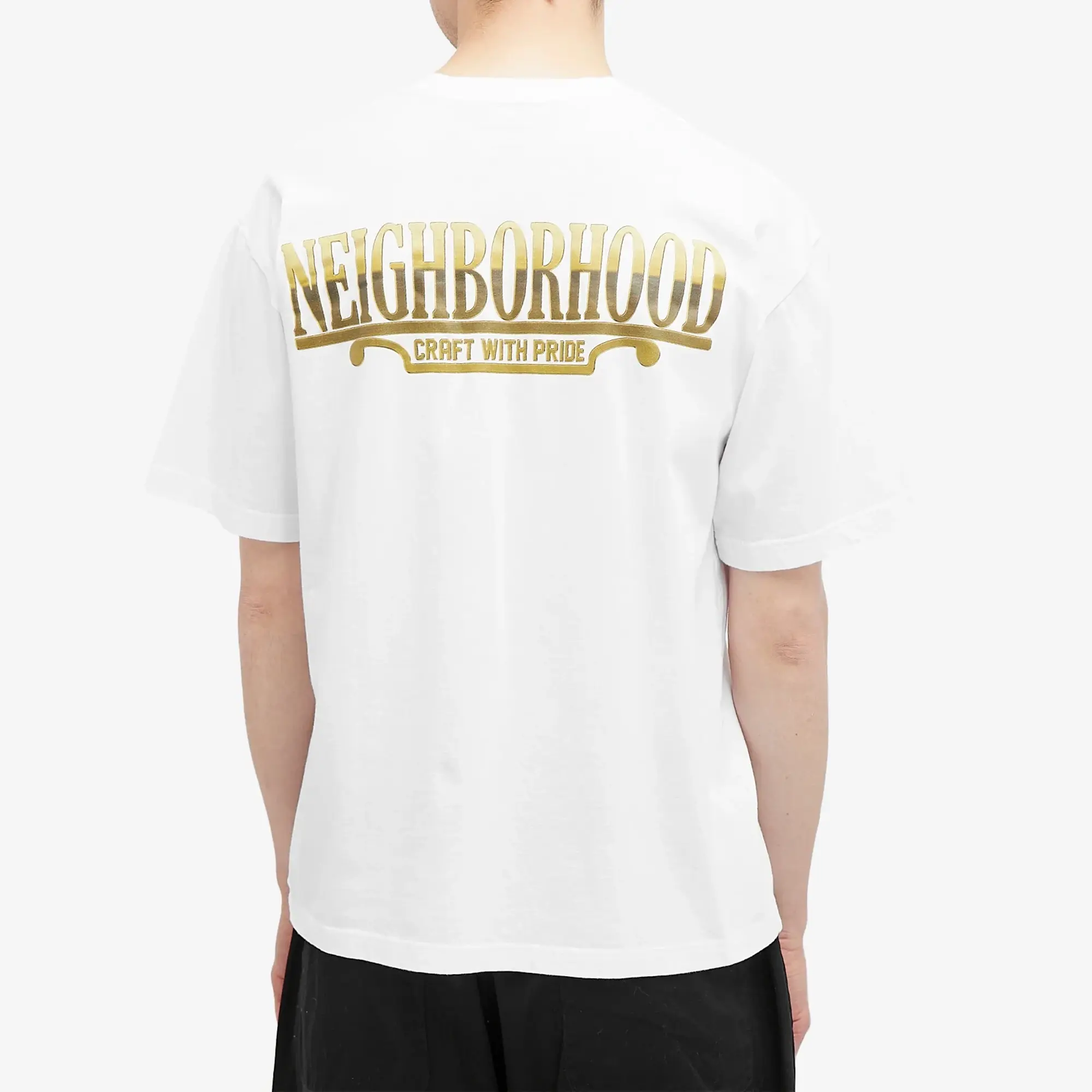 Neighborhood Men's 16 Printed T-Shirt White