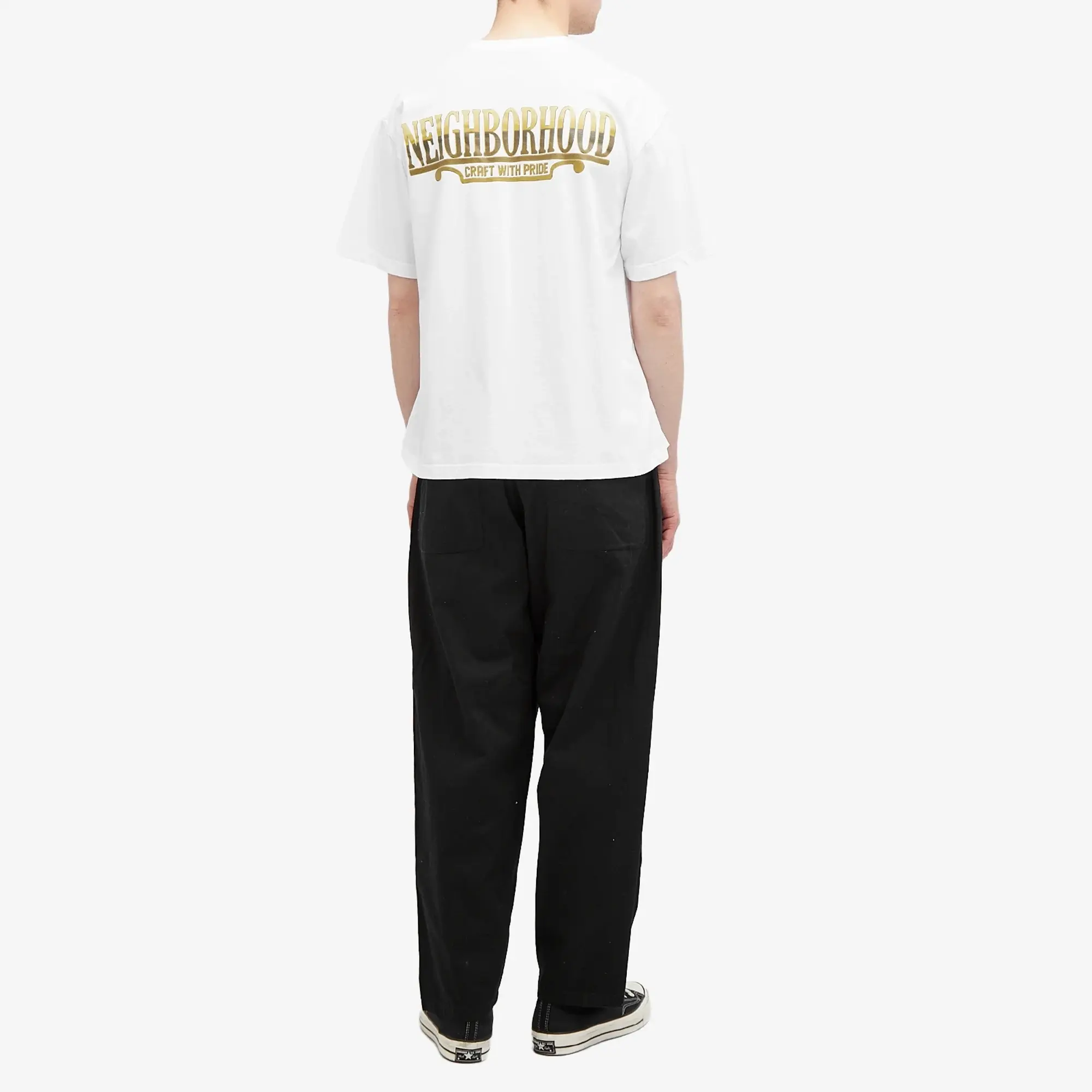 Neighborhood Men's 16 Printed T-Shirt White