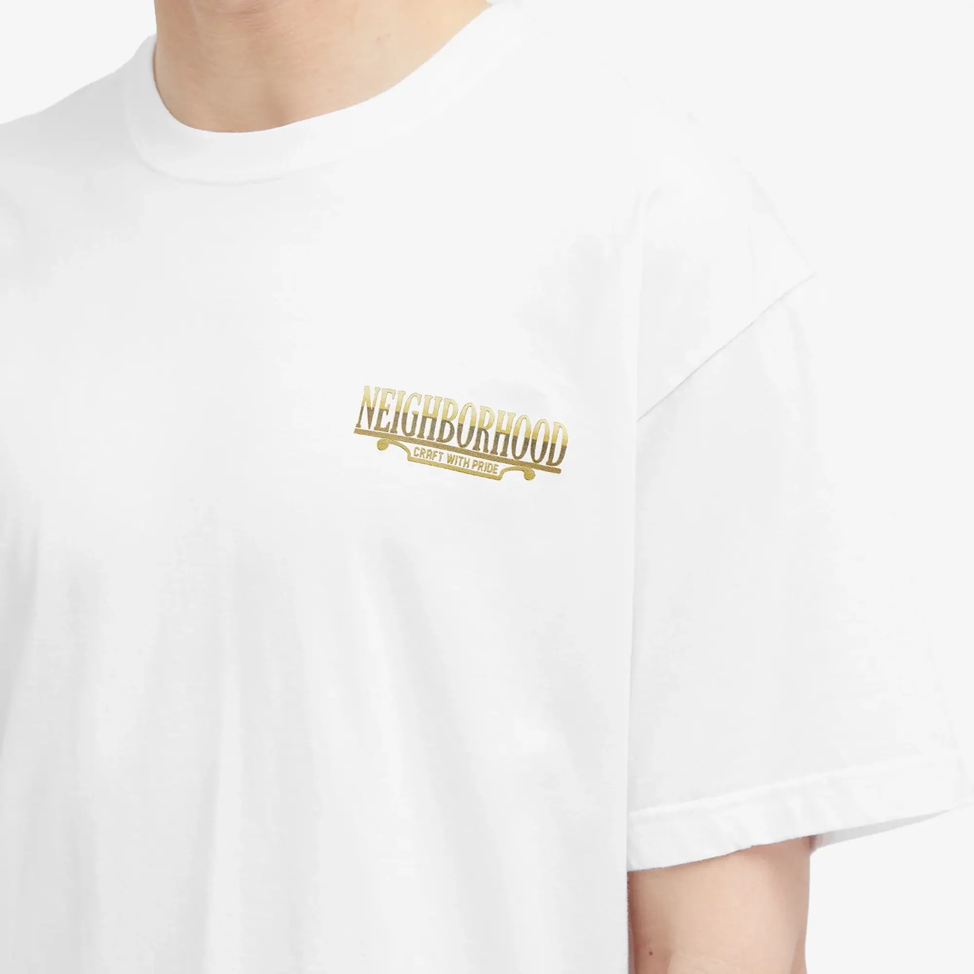 Neighborhood Men's 16 Printed T-Shirt White