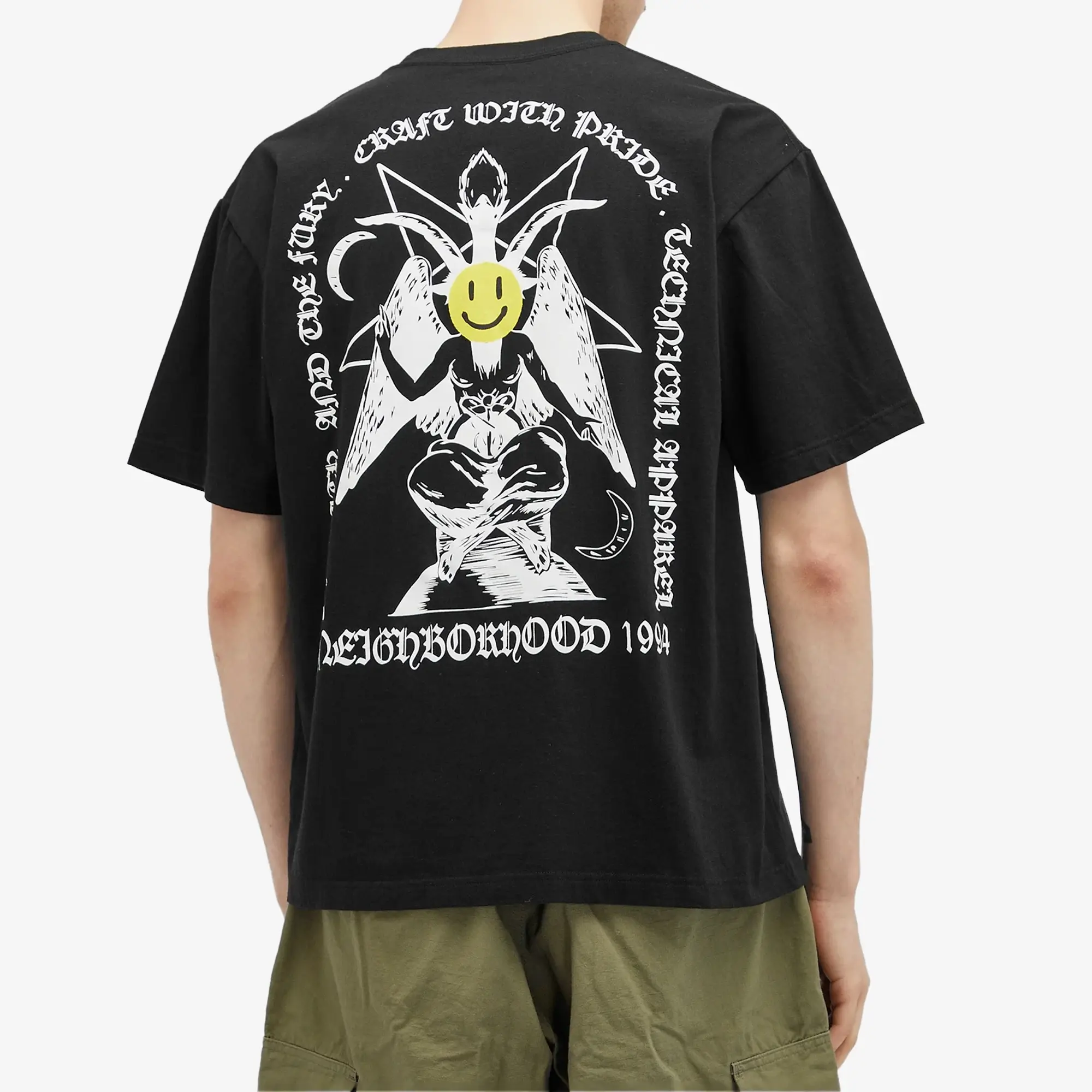 Neighborhood Men's 23 Printed T-Shirt Black