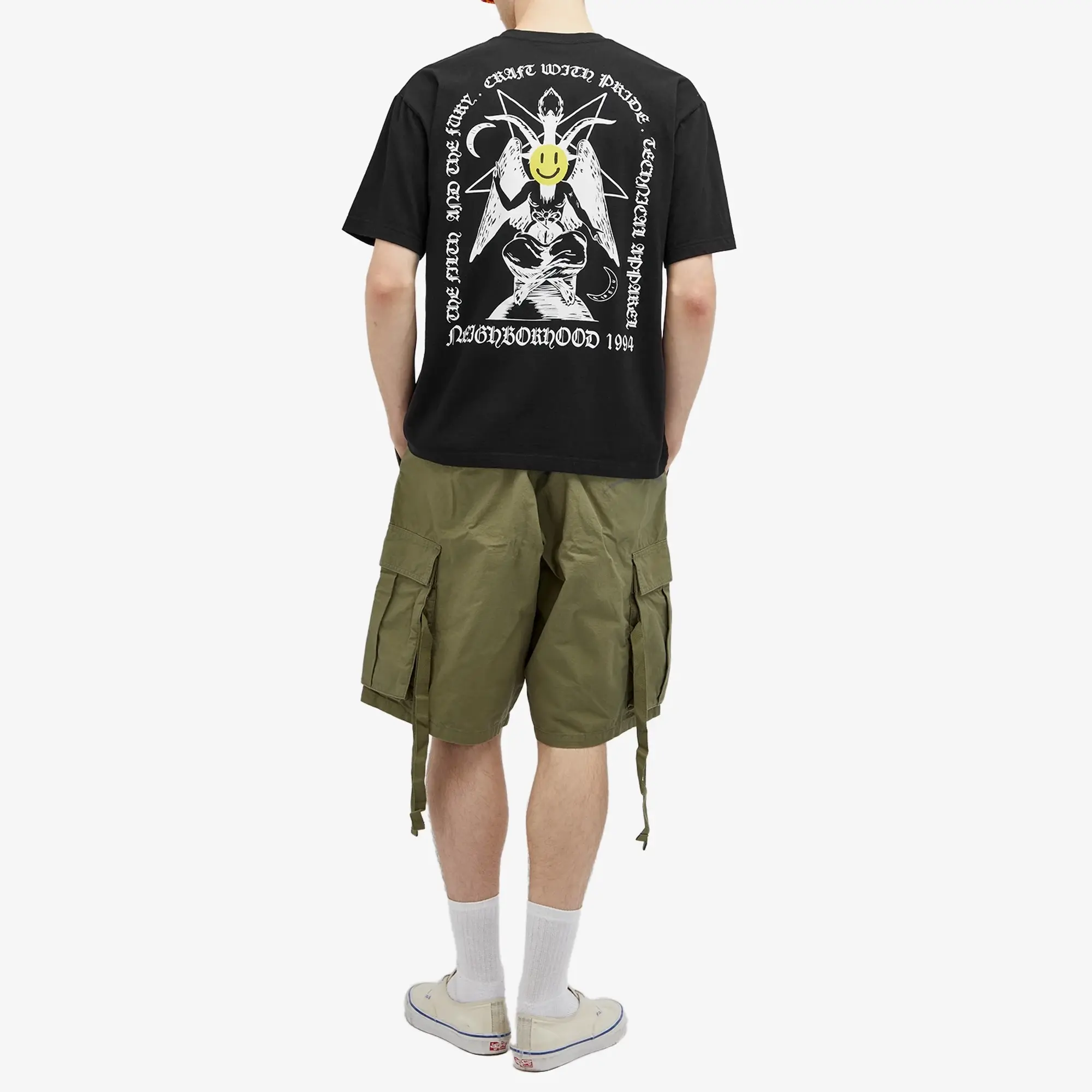 Neighborhood Men's 23 Printed T-Shirt Black