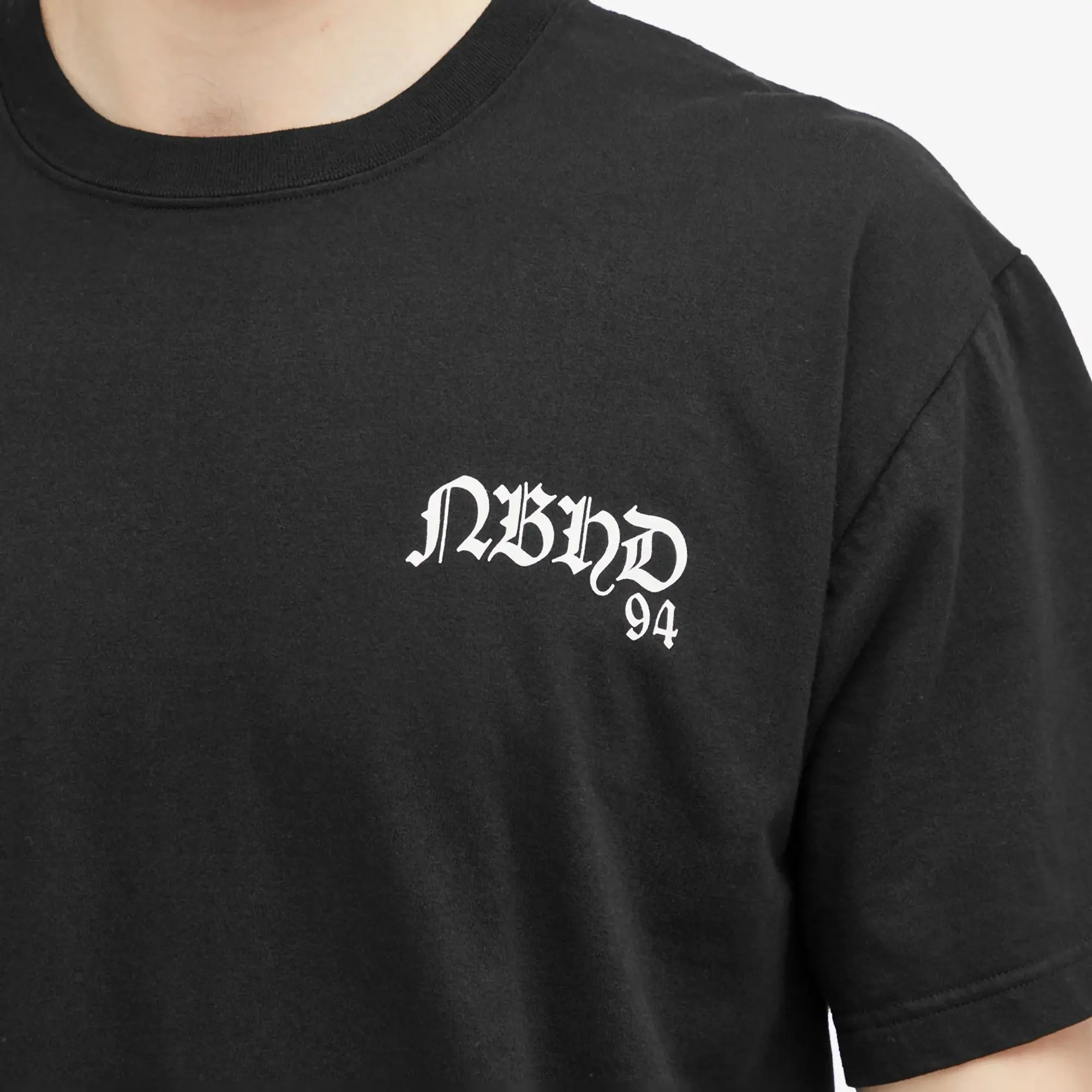 Neighborhood Men's 23 Printed T-Shirt Black
