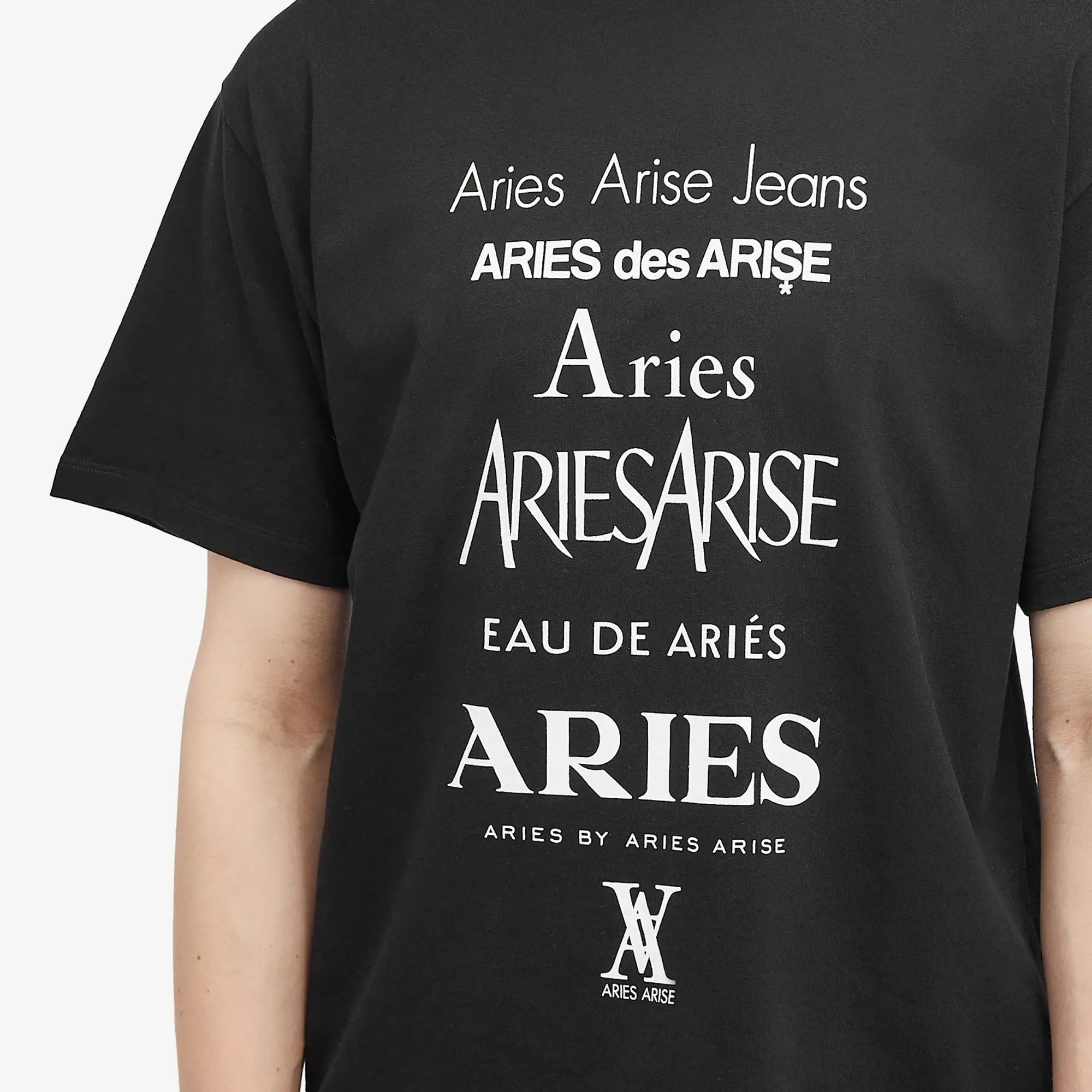 Aries Men's Perfume T-Shirt Black