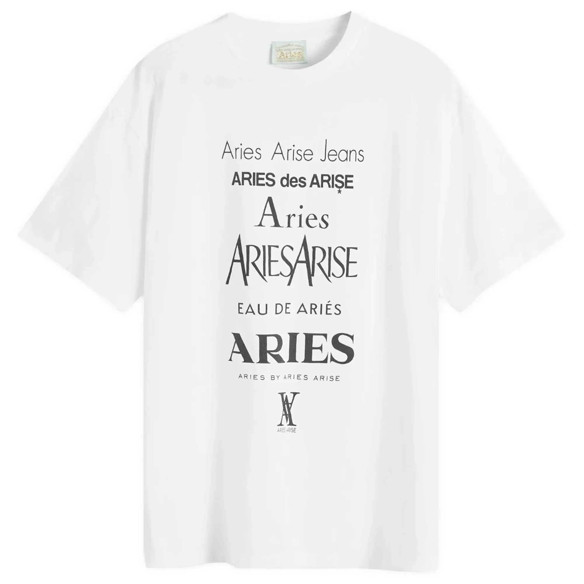 Aries Men's Perfume T-Shirt White