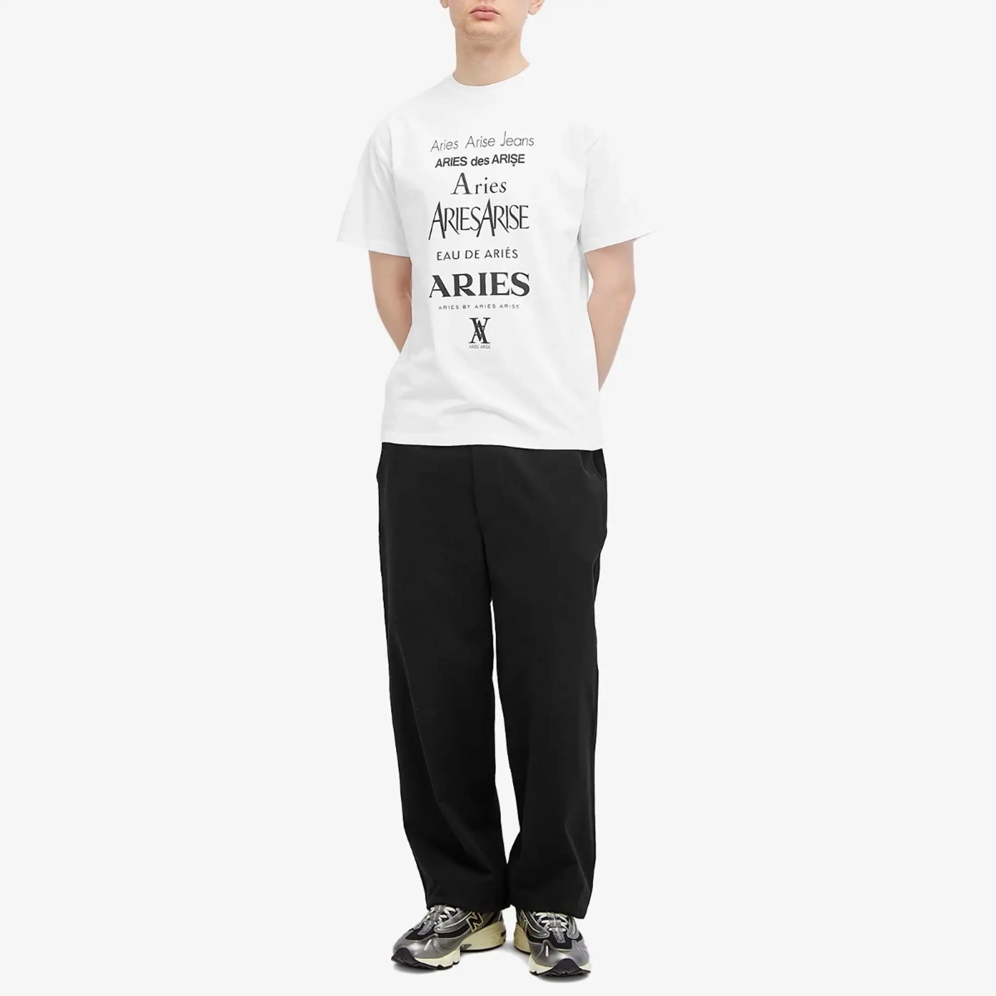 Aries Men's Perfume T-Shirt White