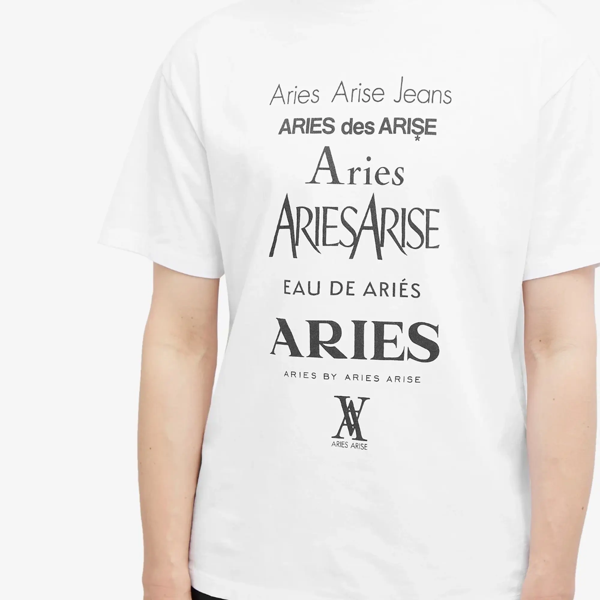 Aries Men's Perfume T-Shirt White