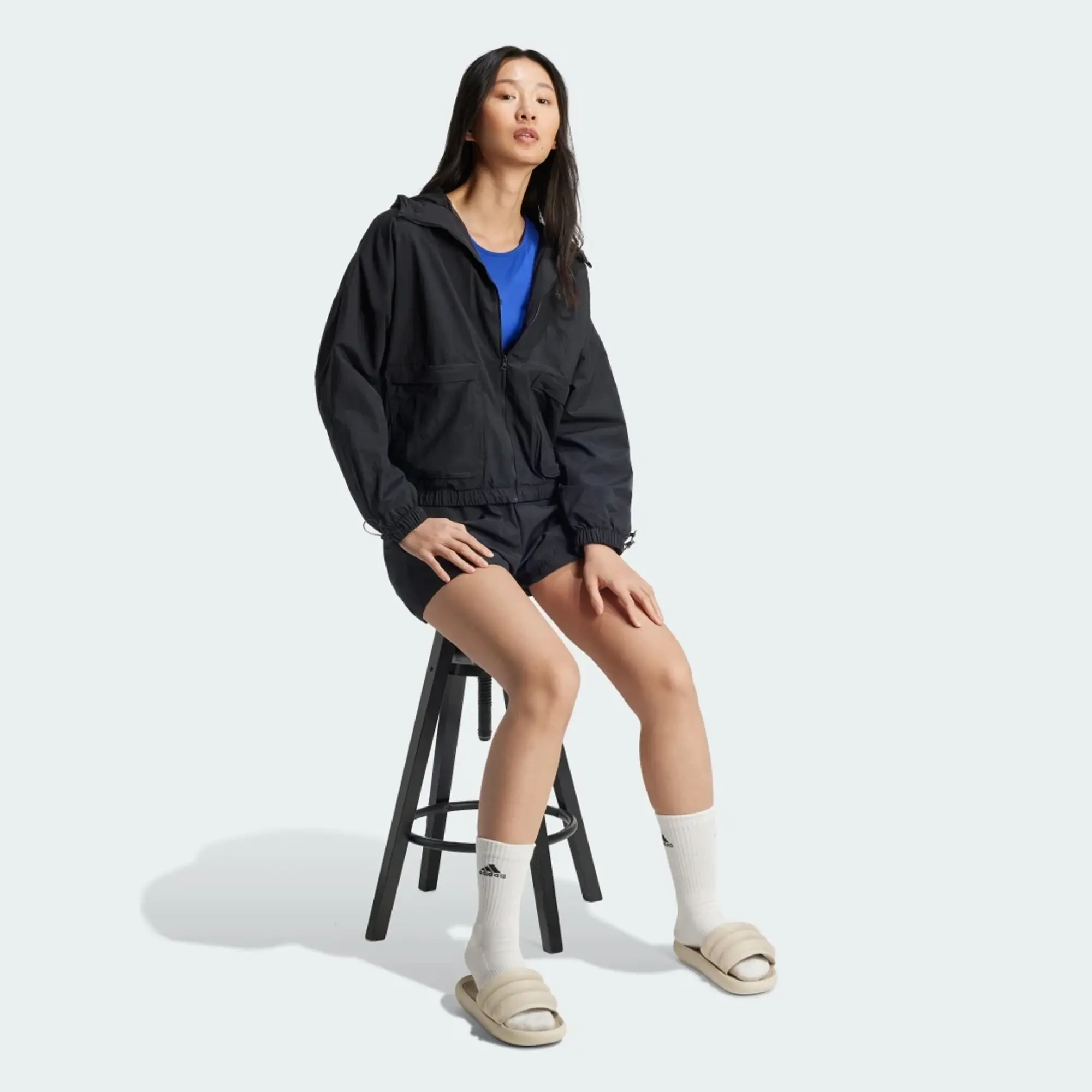 Adidas City Escape Woven Shorts In Black