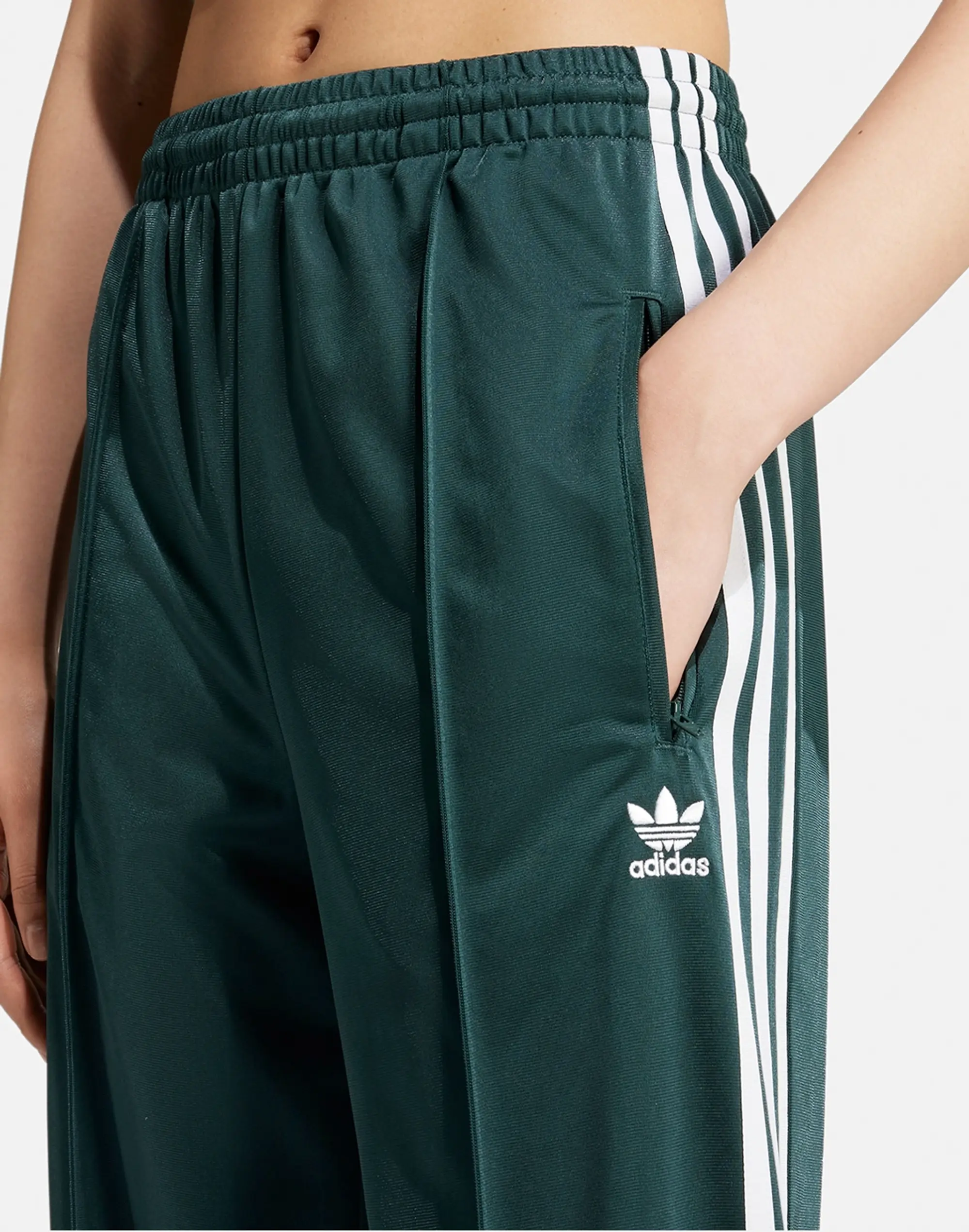 Women's Adidas Originals Firebird Track Pants in Green