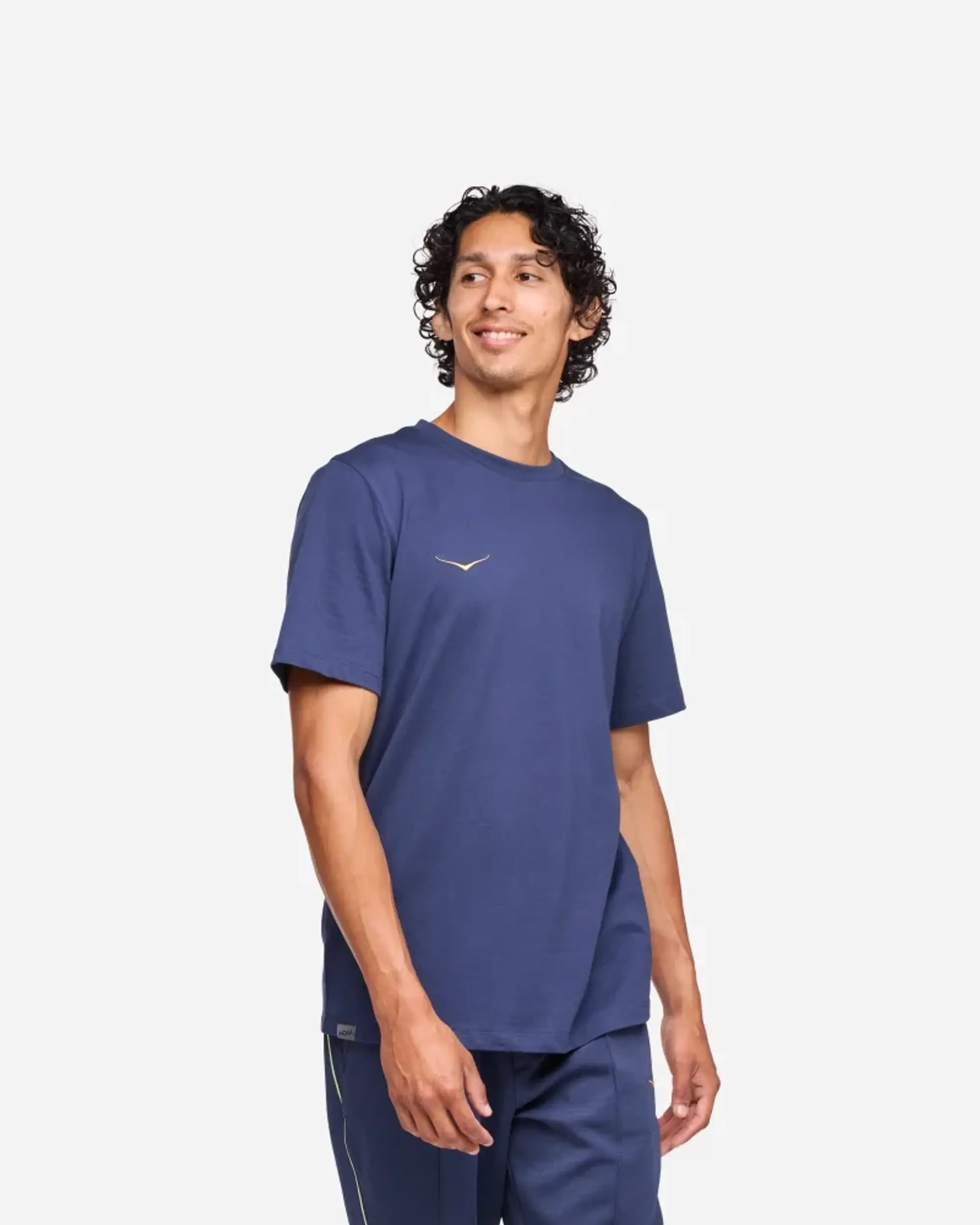Hoka One One Men's Team HOKA Graphic T-Shirt in Varsity Navy