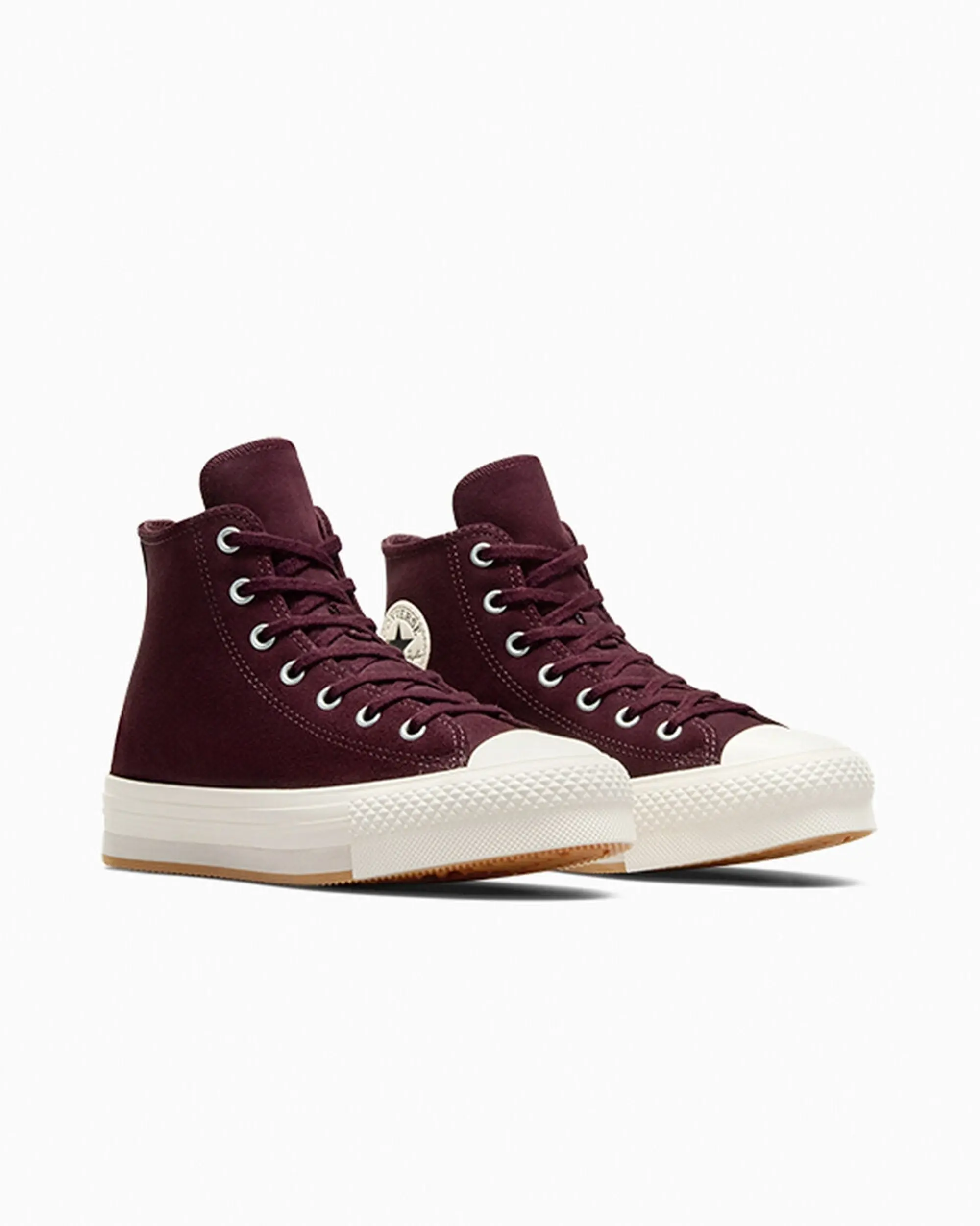 Converse All Star EVA Lift Hi Youth in Burgundy