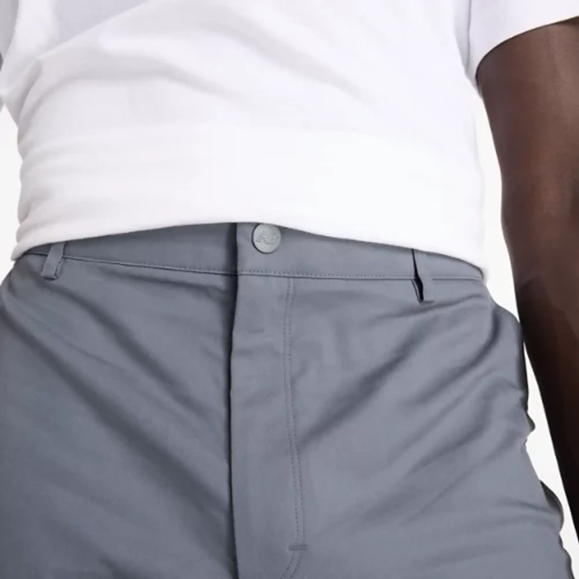 New Balance Men's Athletics Standard Tapered Pant 32 in Grey Cotton Twill
