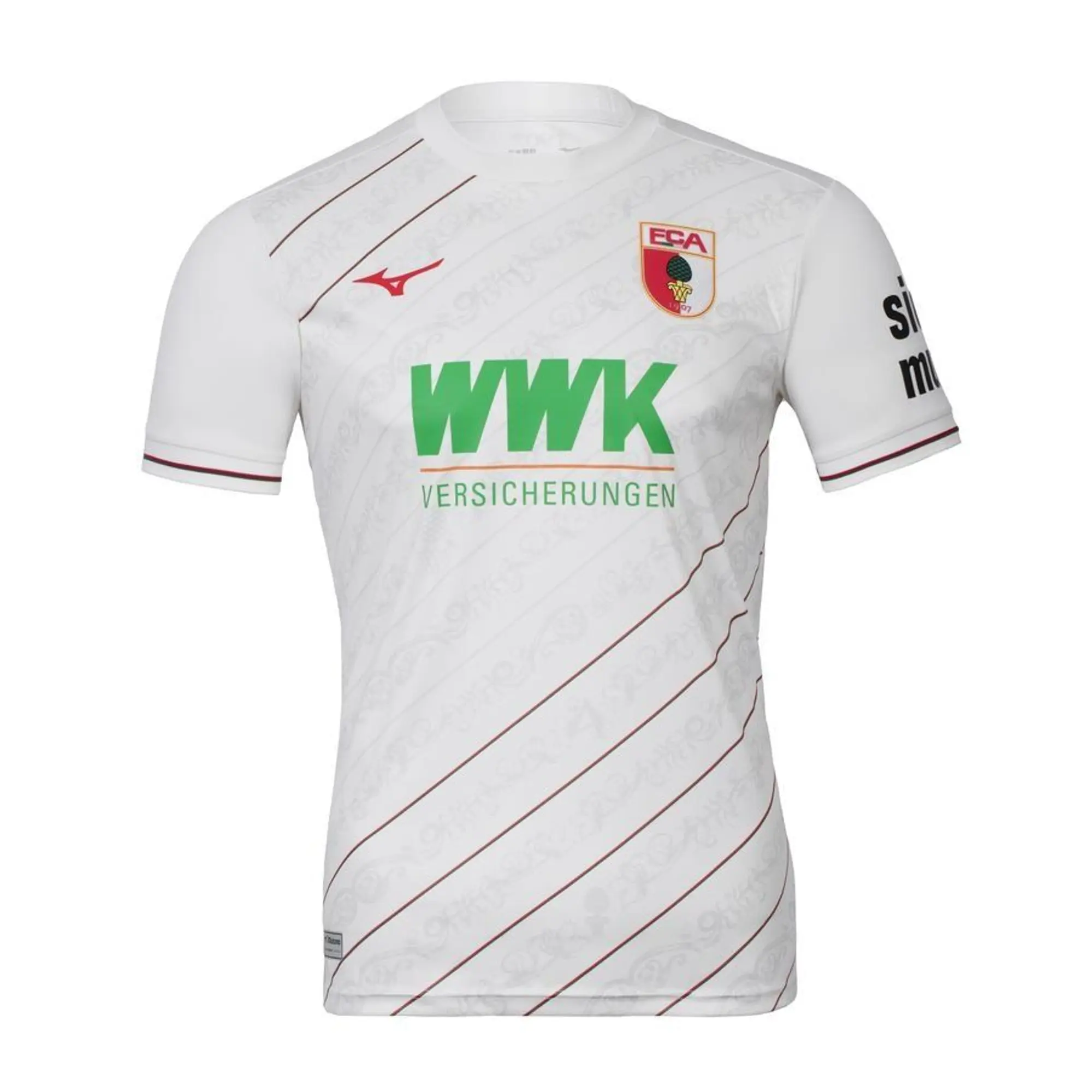 Mizuno FC Augsburg Mens SS Home Shirt 2024/25