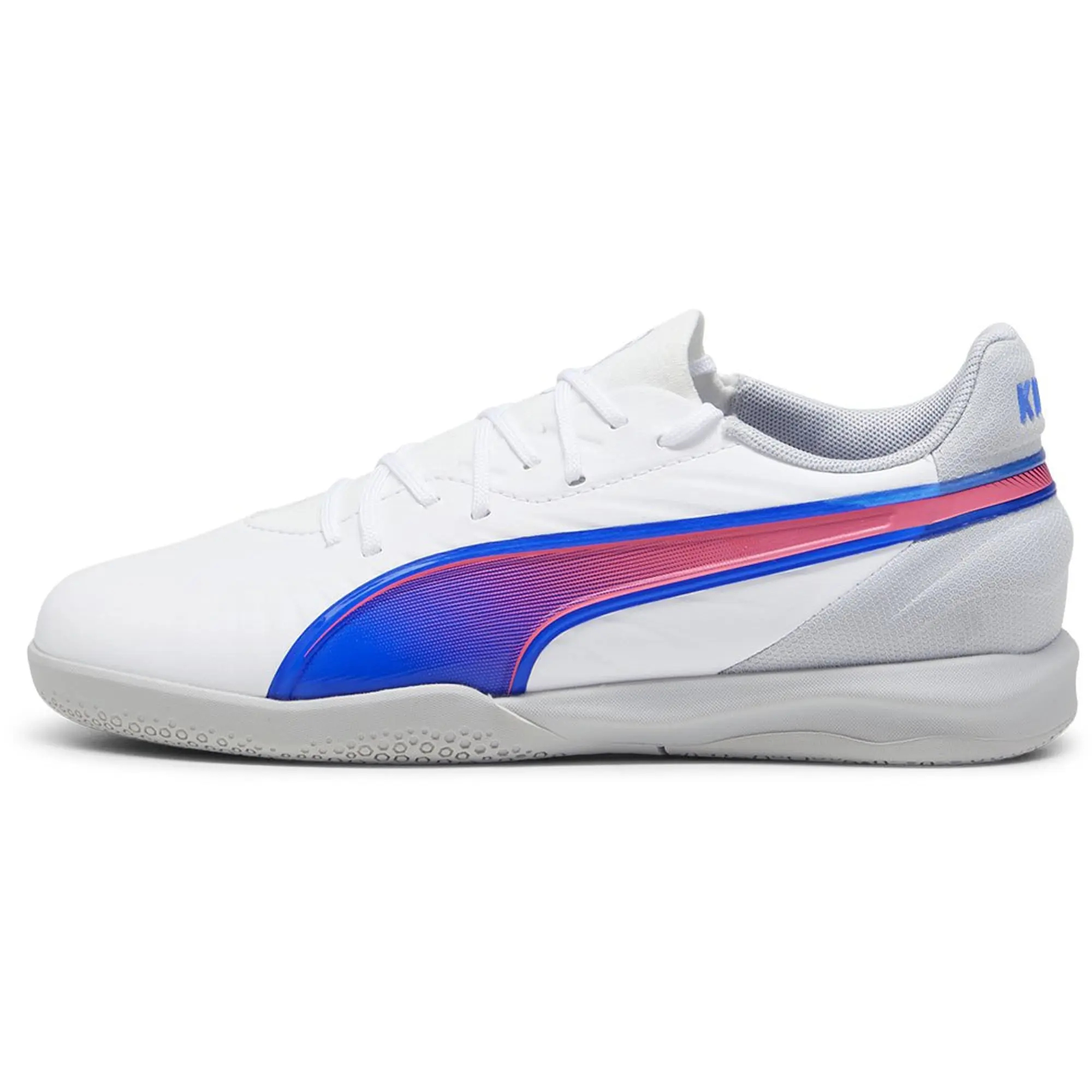 Puma King Match It Formula - White/Bluemazing/Flat Light Gray Kids - ['White']