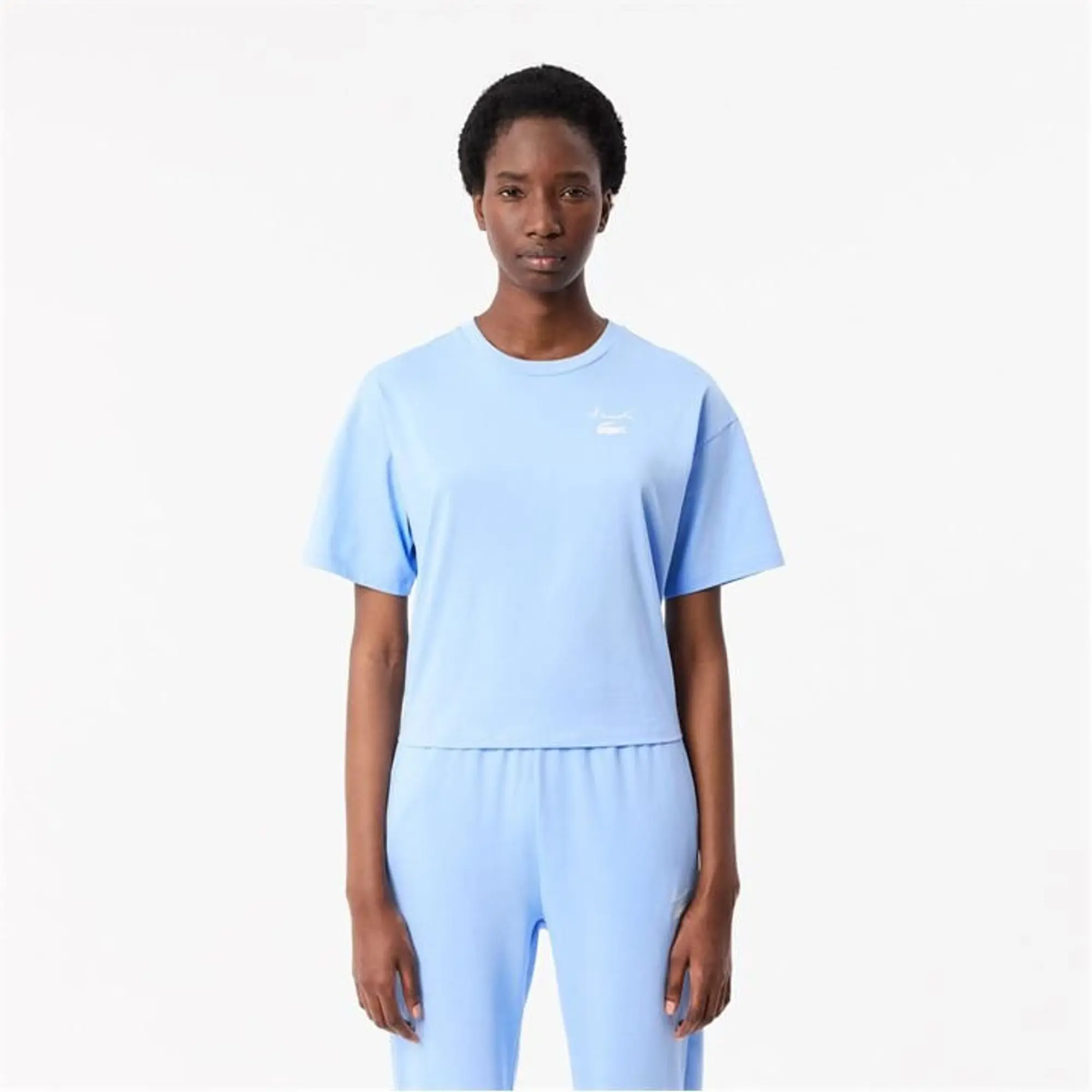 Lacoste Logo Jersey T-shirt - Pale Blue