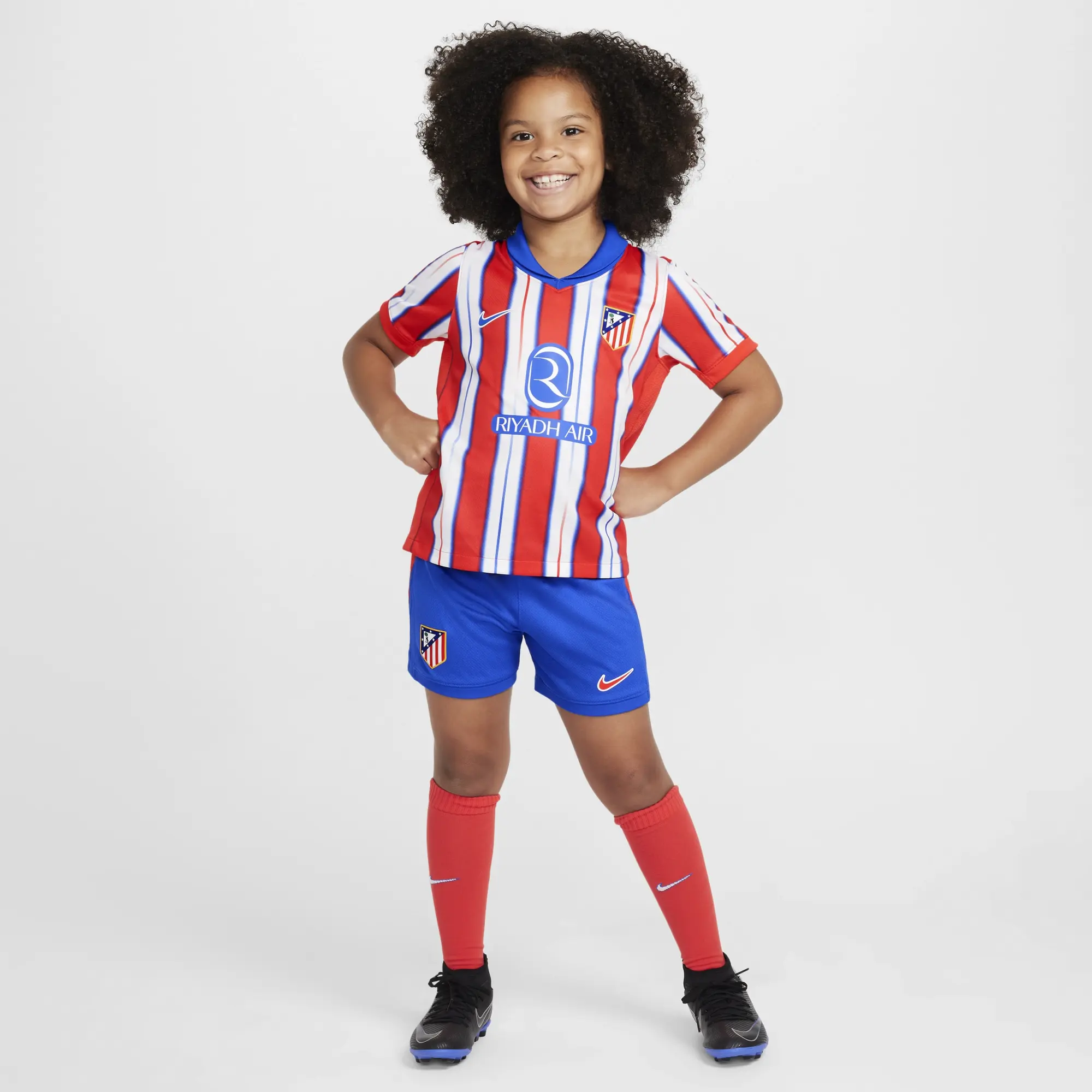 Atlético de Madrid Nike Home Stadium Kit 2024-25 - Little Kids