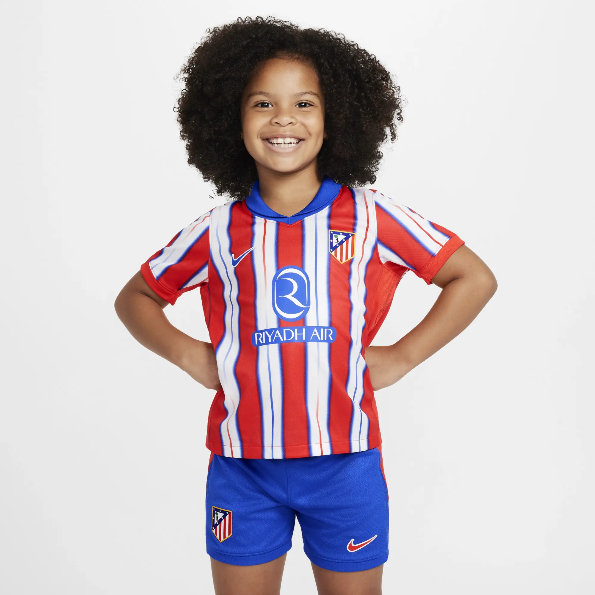 Atlético de Madrid Nike Home Stadium Kit 2024-25 - Little Kids