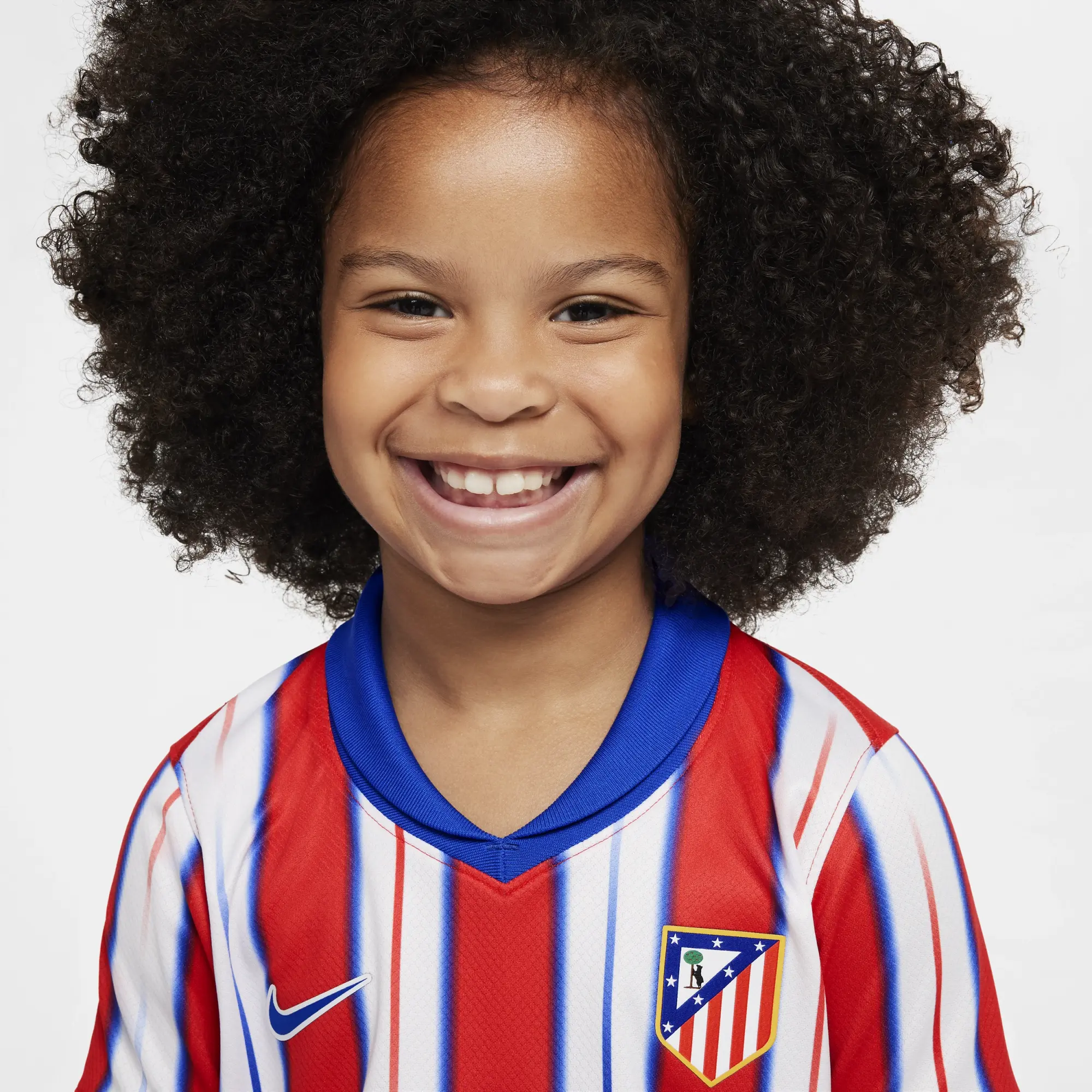 Atlético de Madrid Nike Home Stadium Kit 2024-25 - Little Kids