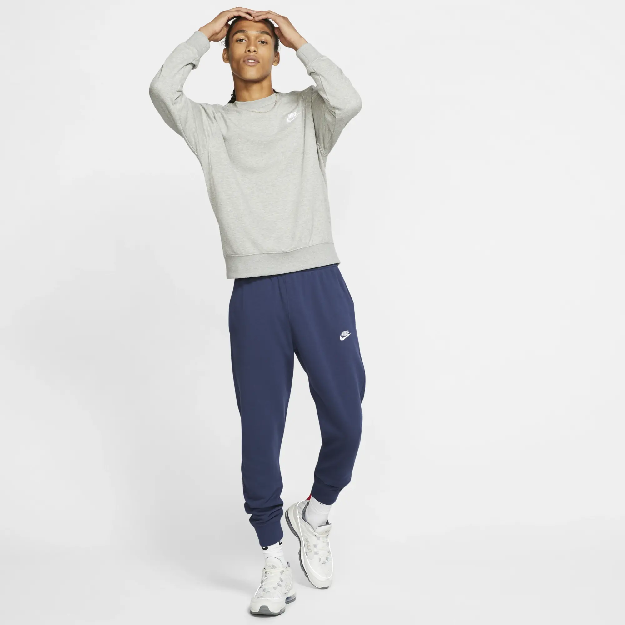 Nike Sportswear Club Men's Joggers - Blue - Fleece