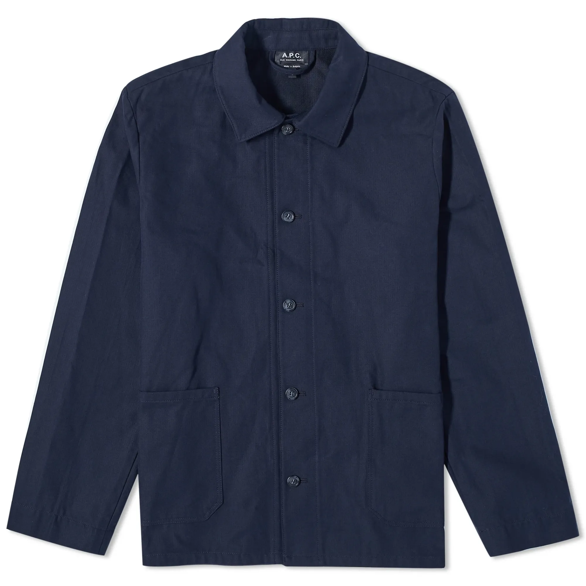 Asics A.P.C. Men's Kerlouan Twill Chore Jacket Dark Navy