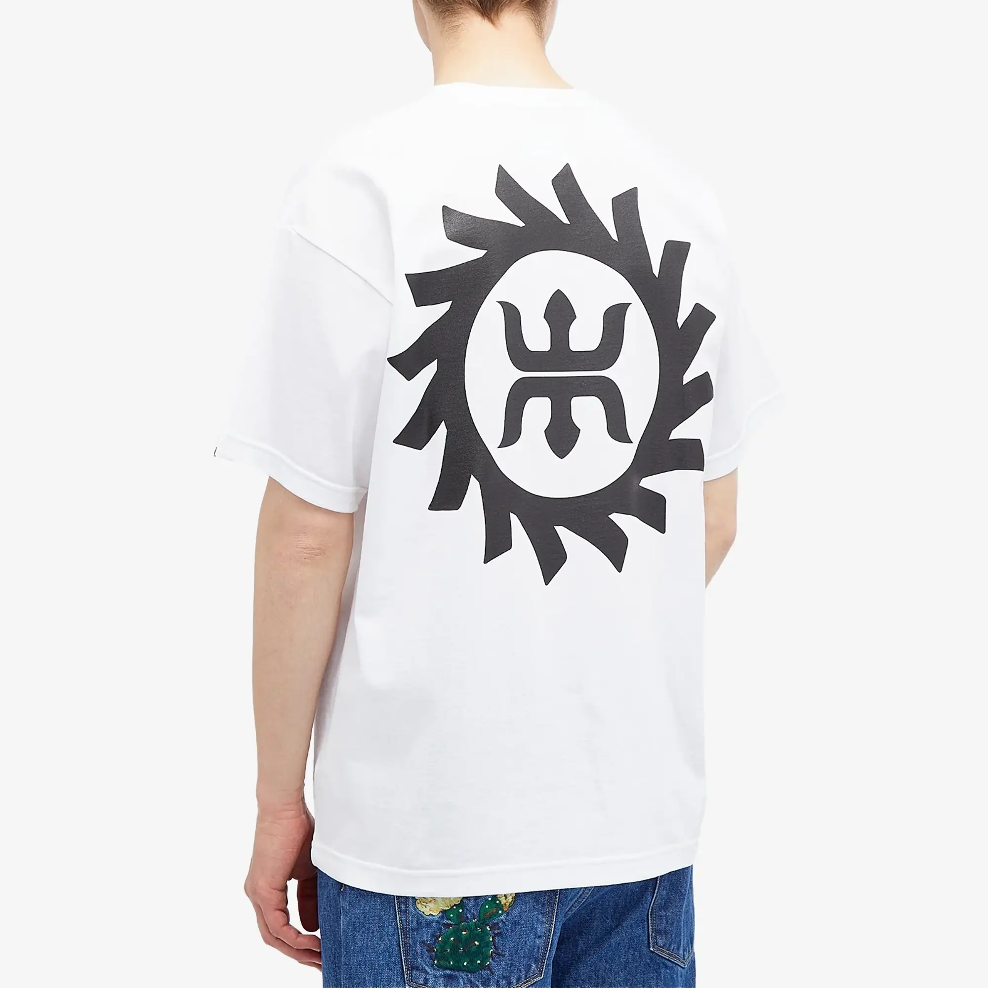 WTAPS Men's 27 Motif Printed T-Shirt White