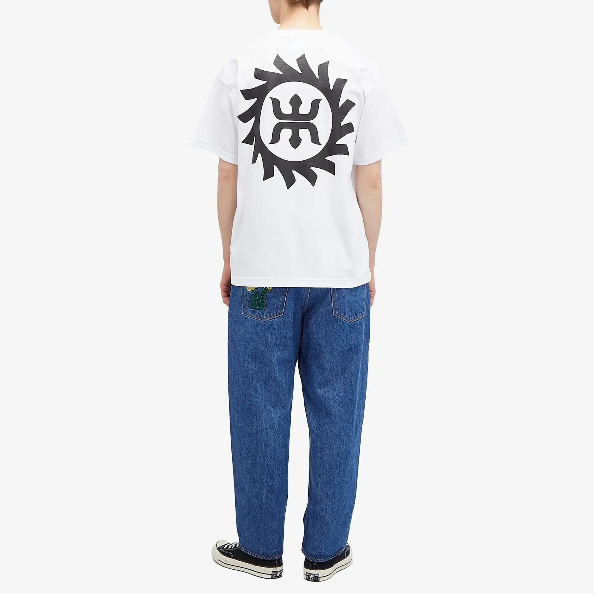WTAPS Men's 27 Motif Printed T-Shirt White