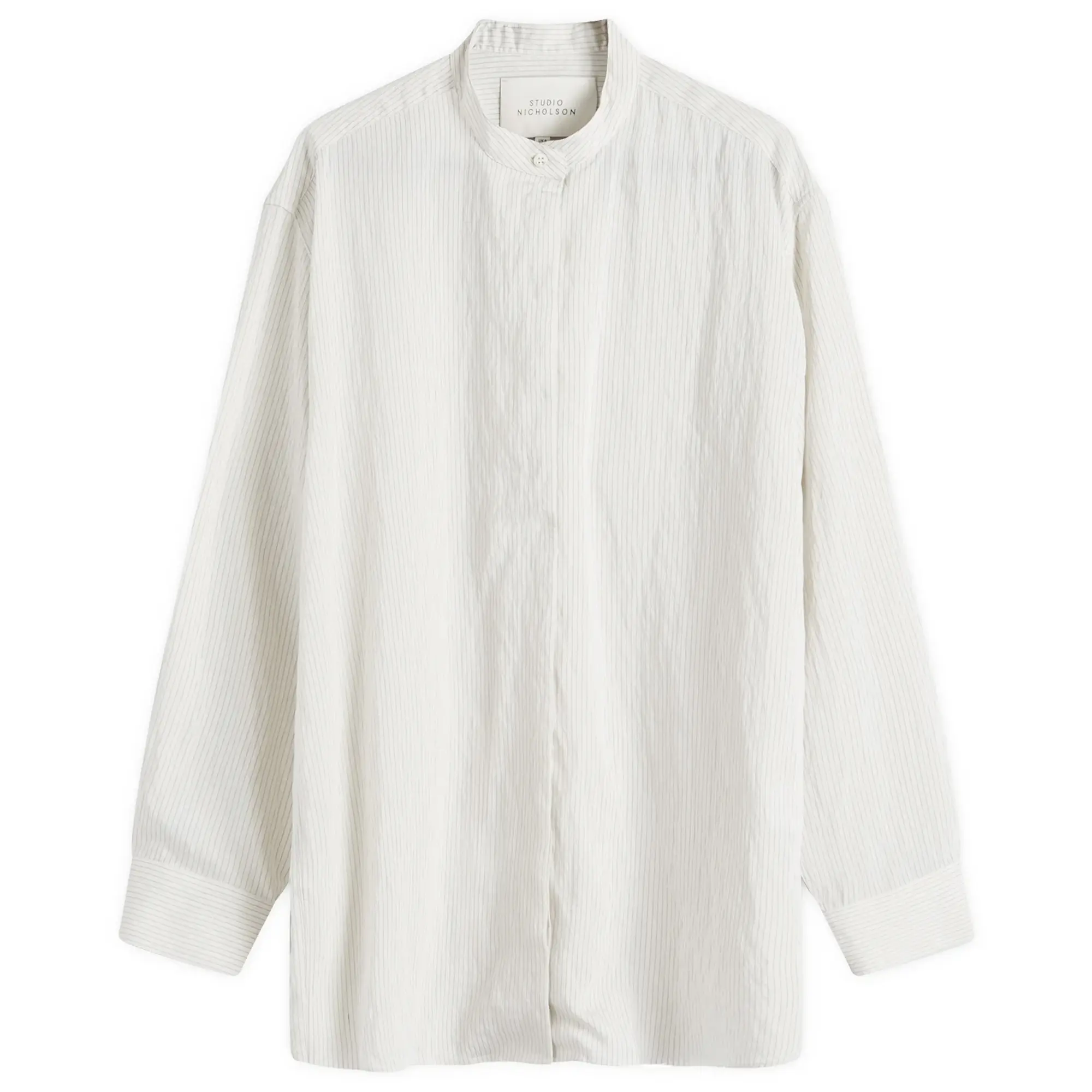 Studio Nicholson Women's Bib Front Shirt Black And White