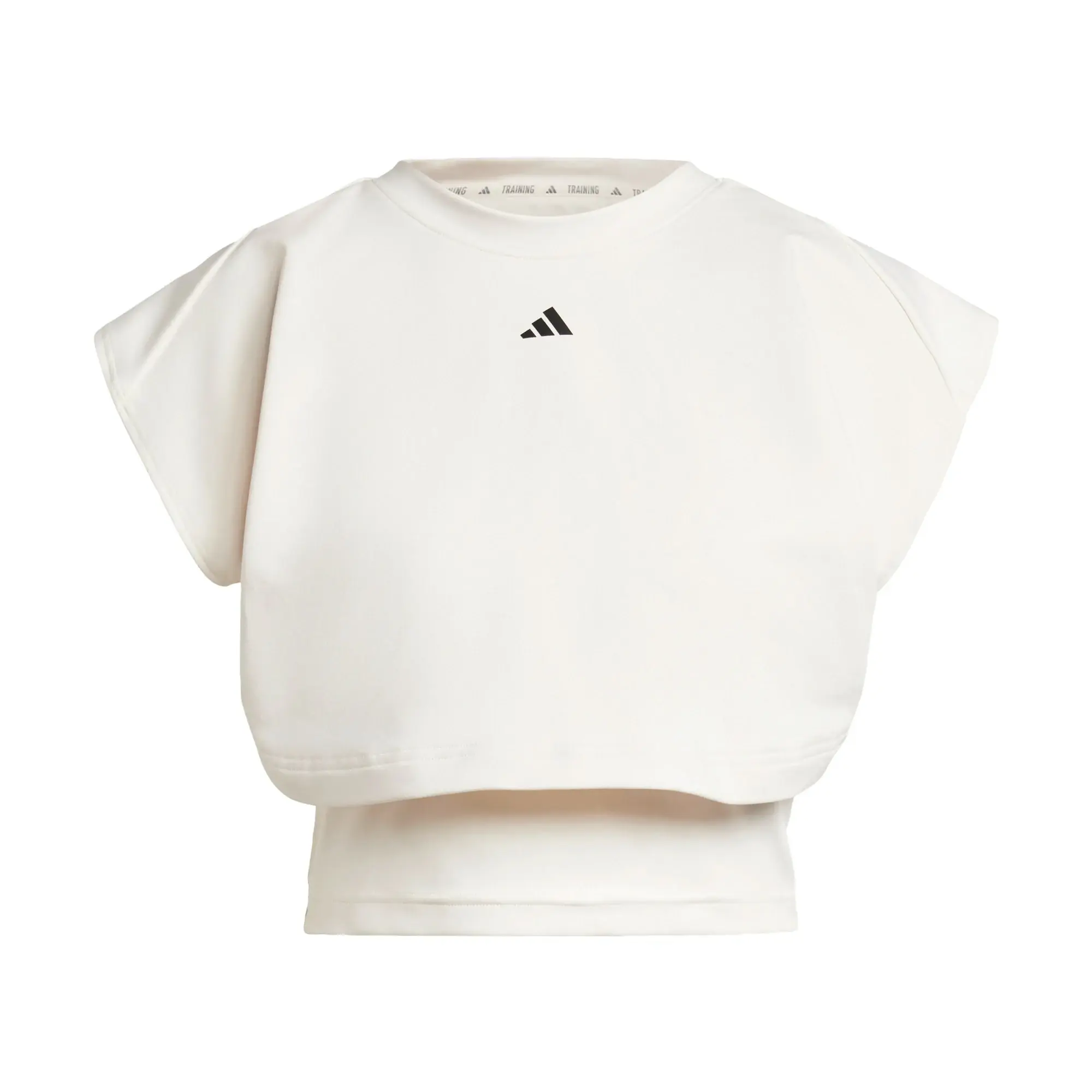 adidas Womens Power Boxy French Terry 3 Stripes Tank Top