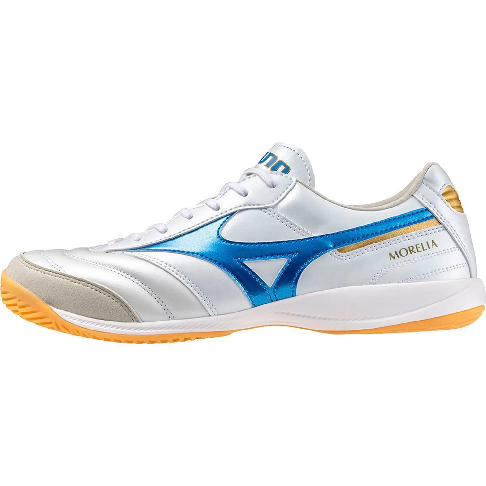 Mizuno Morelia Sala Elite In Mugen - White/Laser Blue/Gold - ['White']