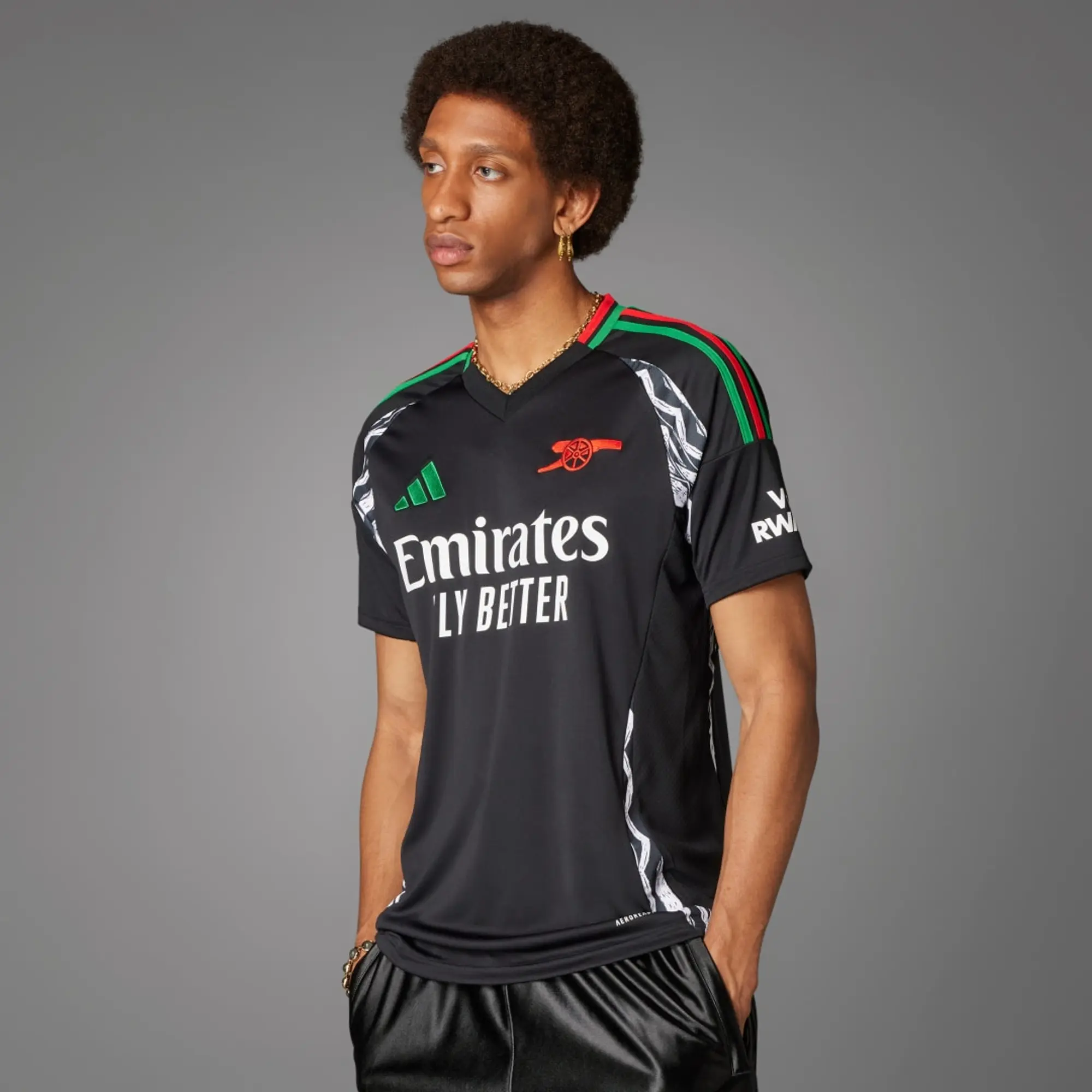 adidas Arsenal Mens SS Away Shirt 2024/25