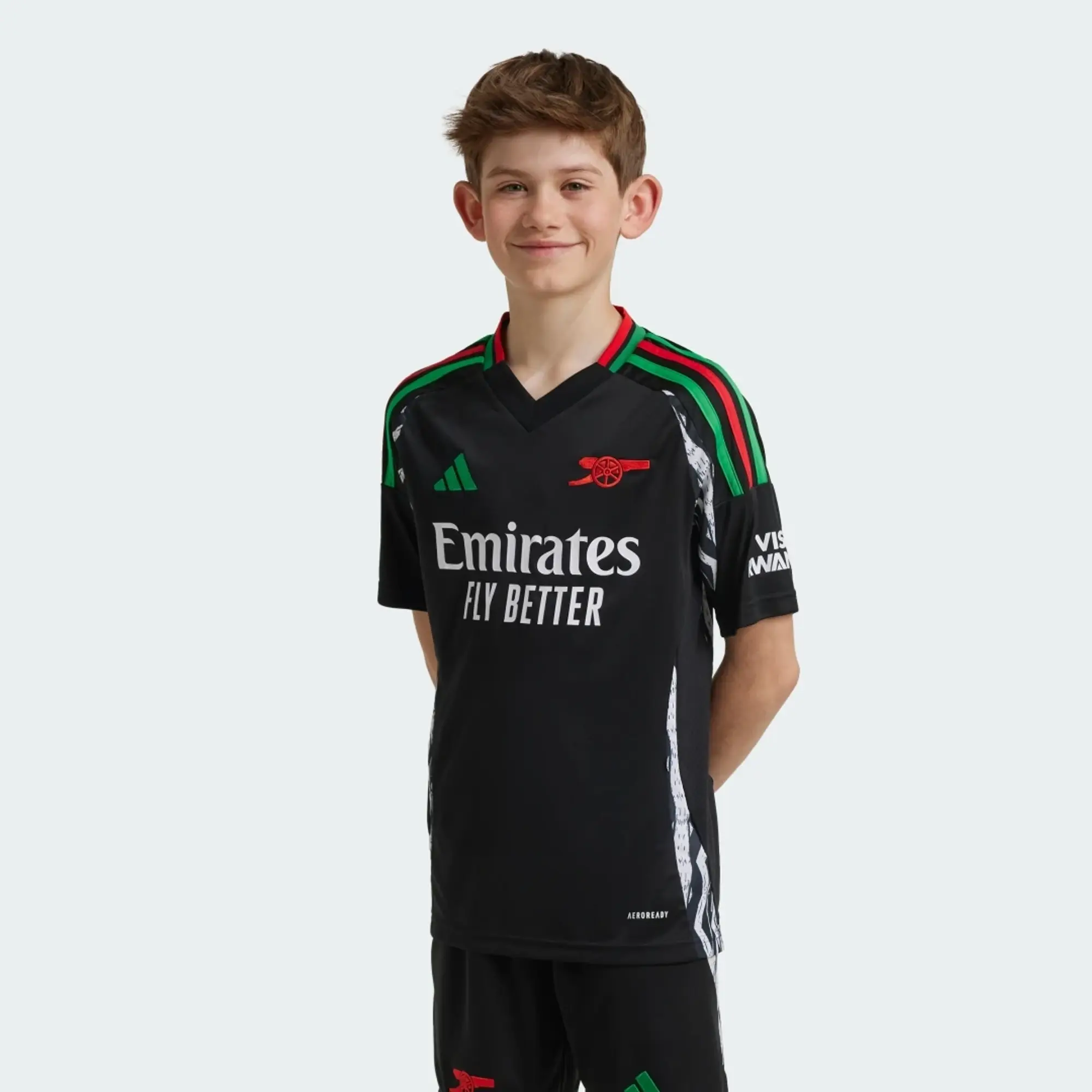 adidas Arsenal Kids SS Away Shirt 2024/25